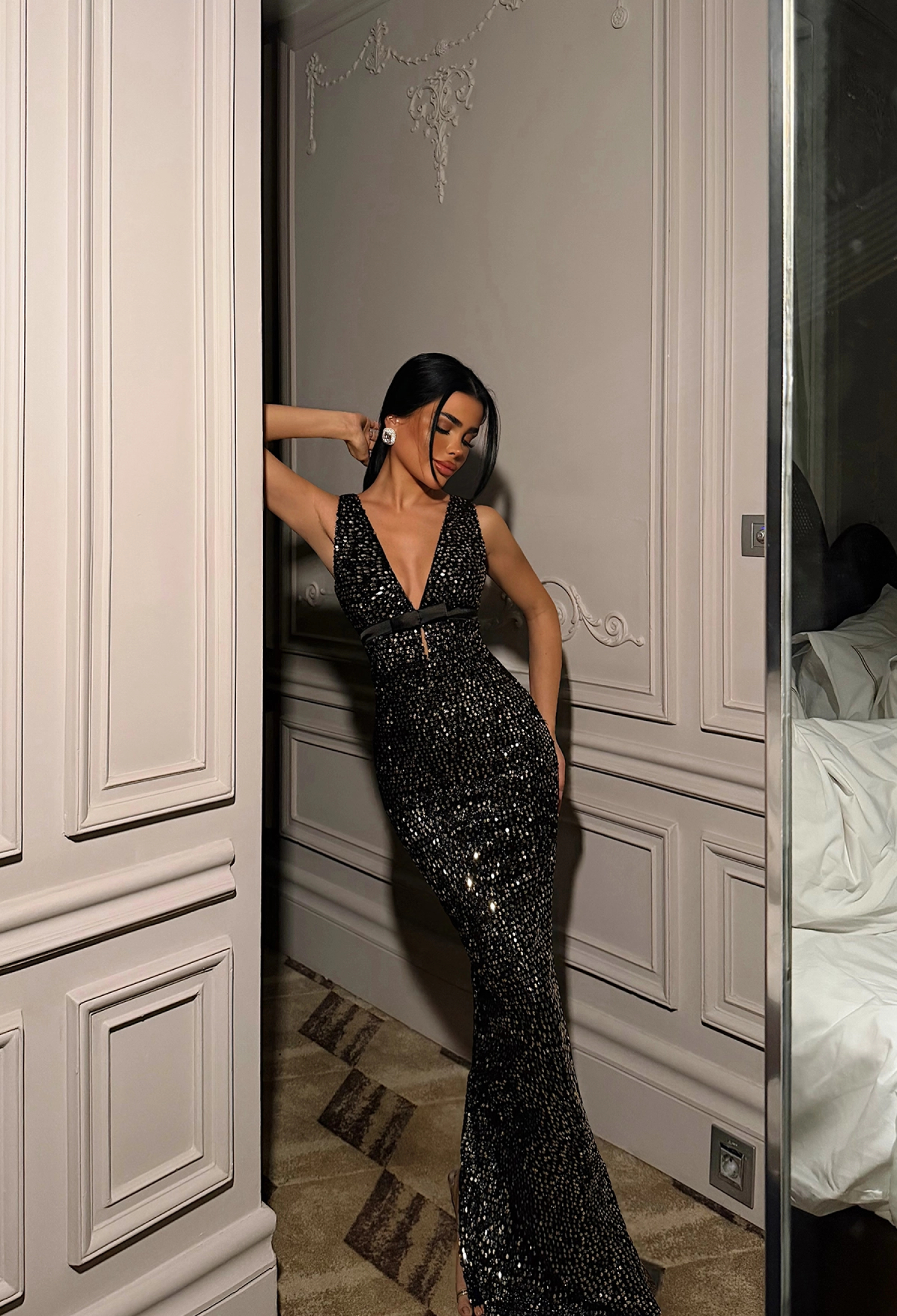 Sequined Sexy Bodycon Dress - Brand: EYYO ATELIER - Women & Kids, Baby Clothes Wholesale - TheBS Women