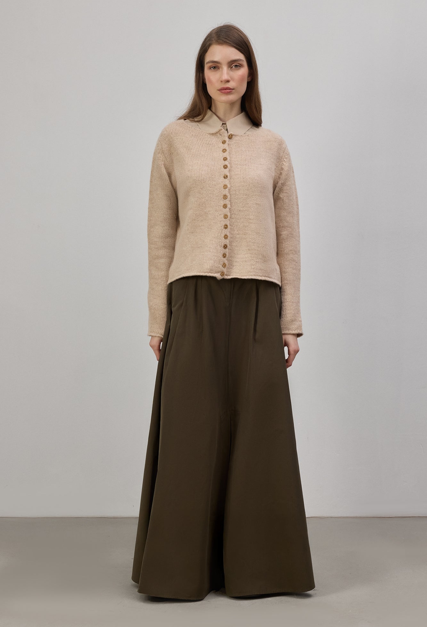 Cardigan - Modest Casual Elegant Buttoned Sweater - Brand: Touche Prive - Women & Kids, Baby Clothes Wholesale - TheBS Women