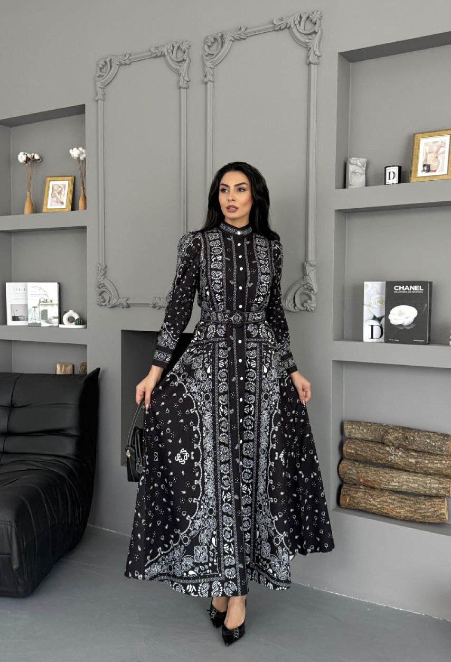 Modest Elegant Formal Vintage Retro Dress - Brand: Mode Roy - Women & Kids, Baby Clothes Wholesale - TheBS Women