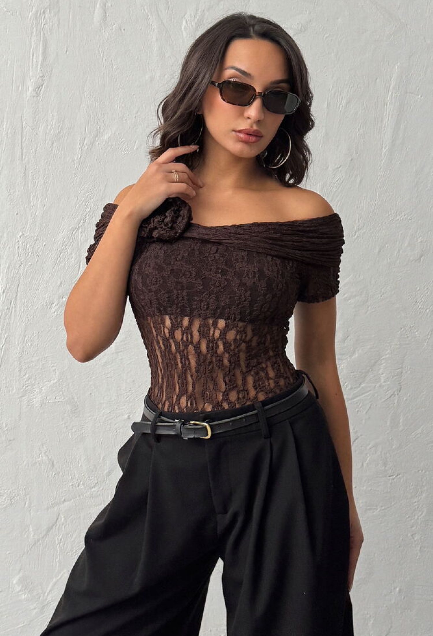 Slim Fit Off Shoulder Neck Blouse - Brand: Topshow - Women & Kids, Baby Clothes Wholesale - TheBS Women