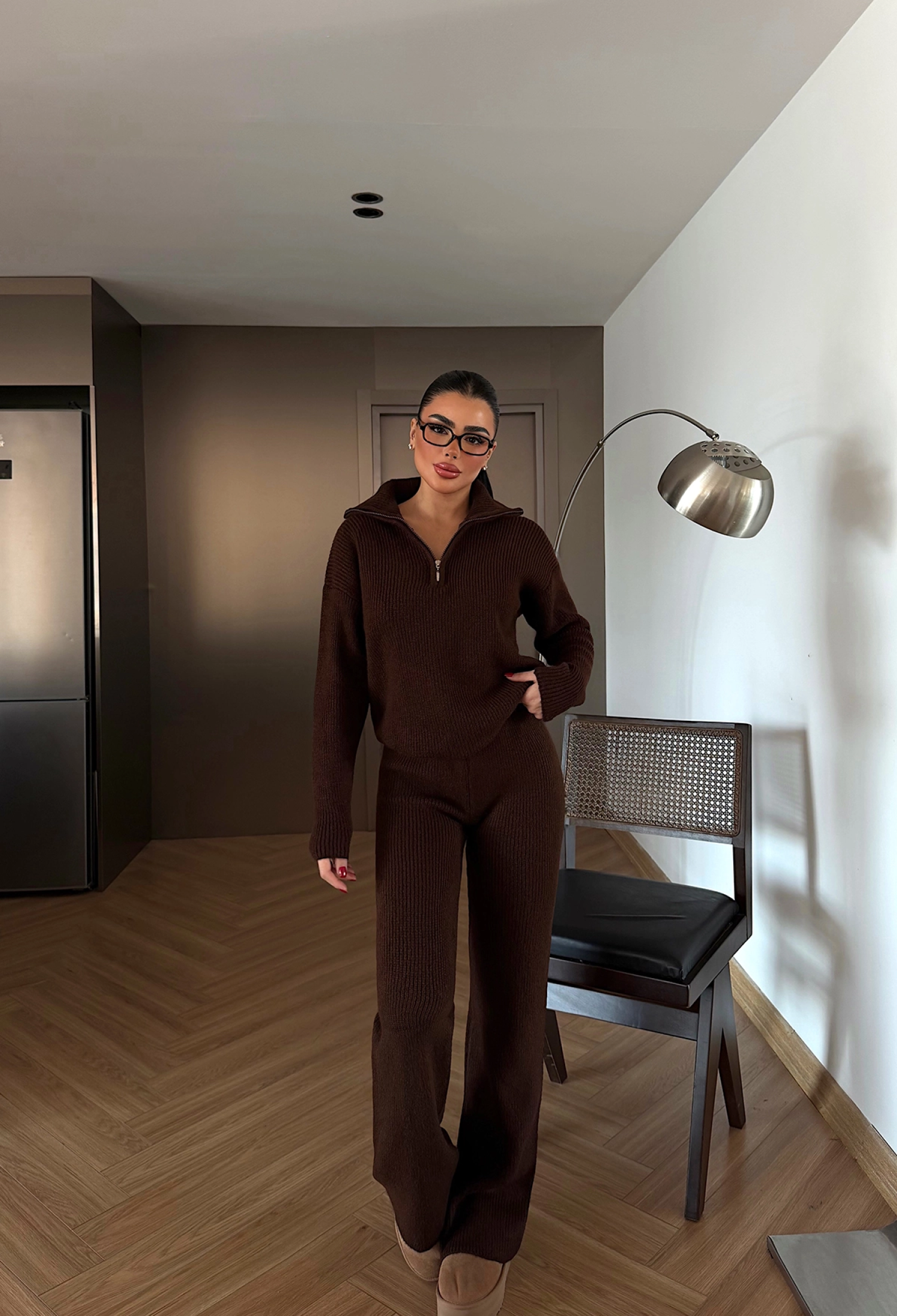 Elegant Casual Set With Palazzo Pants - Brand: EYYO ATELIER - Women & Kids, Baby Clothes Wholesale - TheBS Women