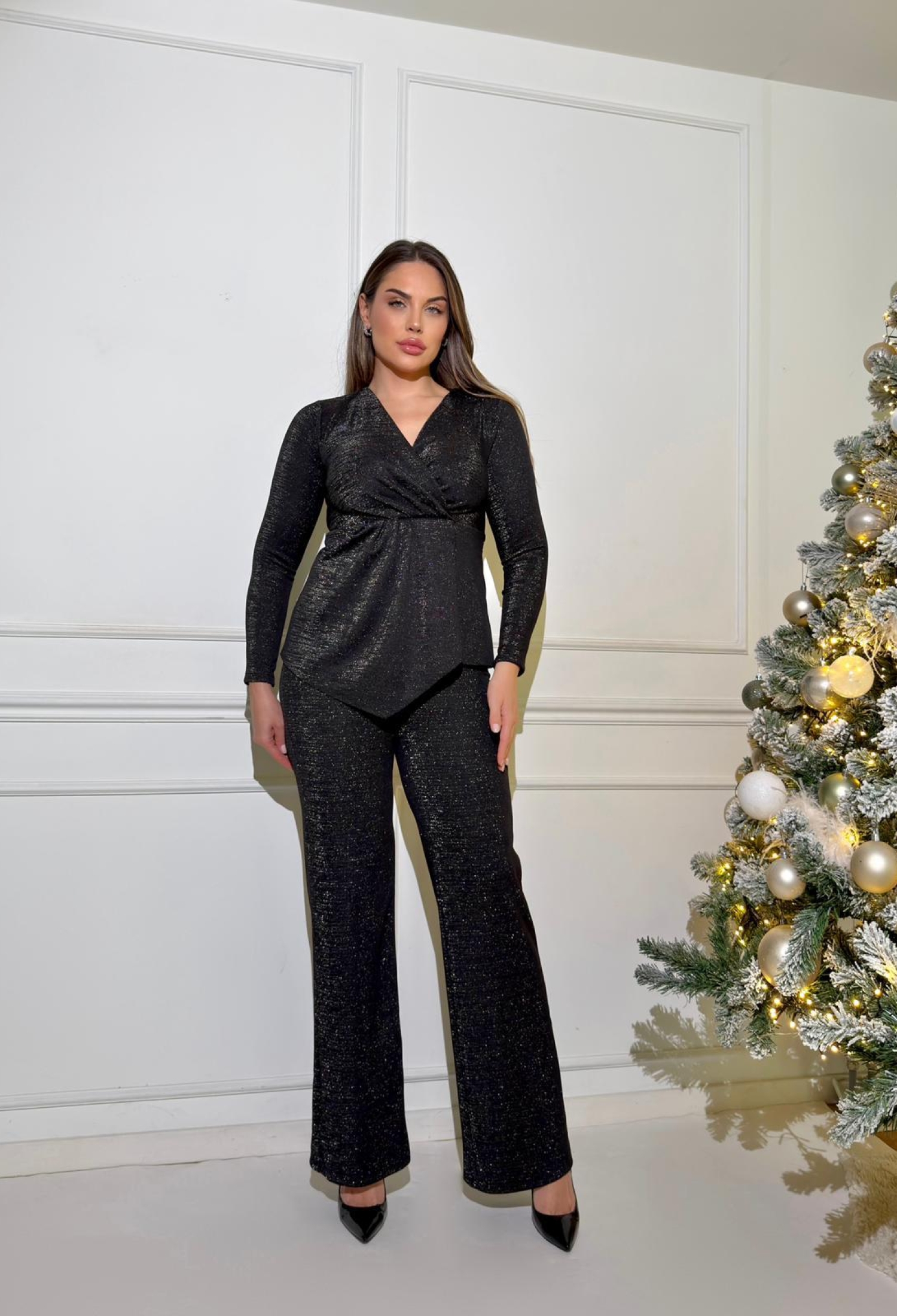 Black Elegant Formal Buttoned Suit - Brand: STEPS - Women & Kids, Baby Clothes Wholesale - TheBS Women