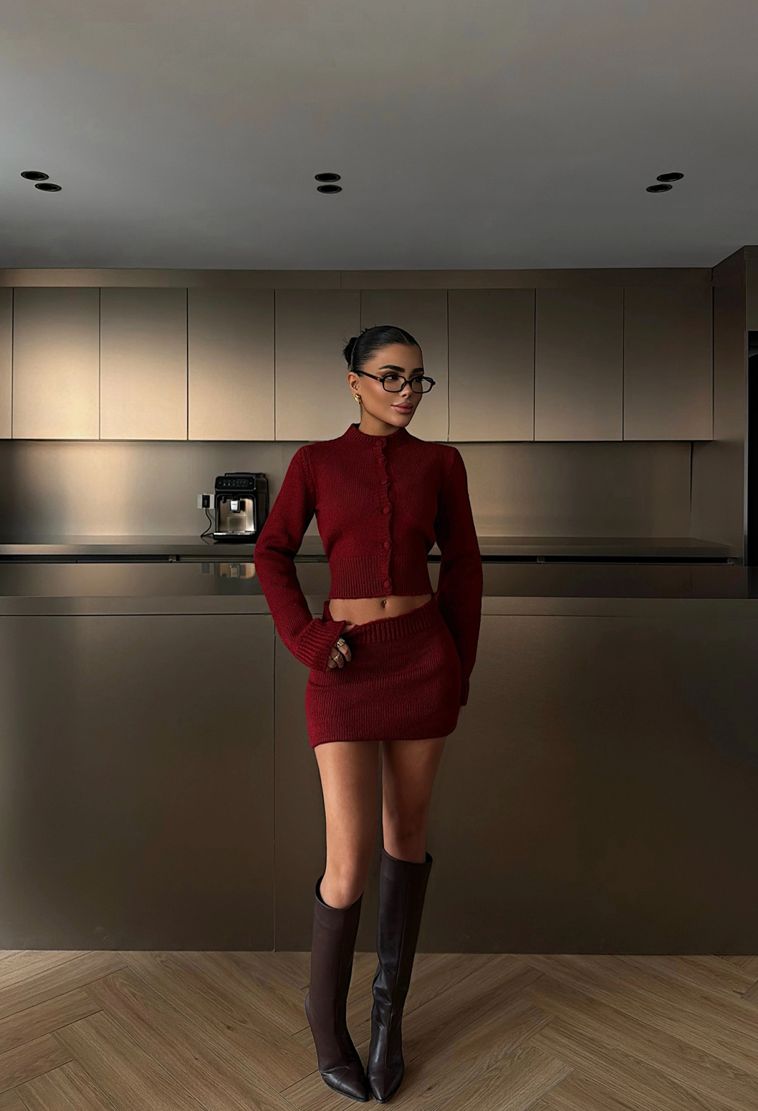 ClaretSexy Casual Fitted Buttoned Set - Brand: EYYO ATELIER - Women & Kids, Baby Clothes Wholesale - TheBS Women