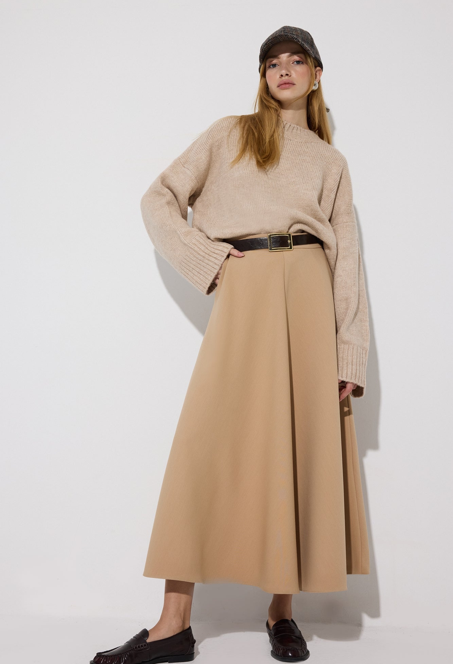 A-Line Maxi Skirt With High Waist - Brand: Touche Prive - Women & Kids, Baby Clothes Wholesale - TheBS Women