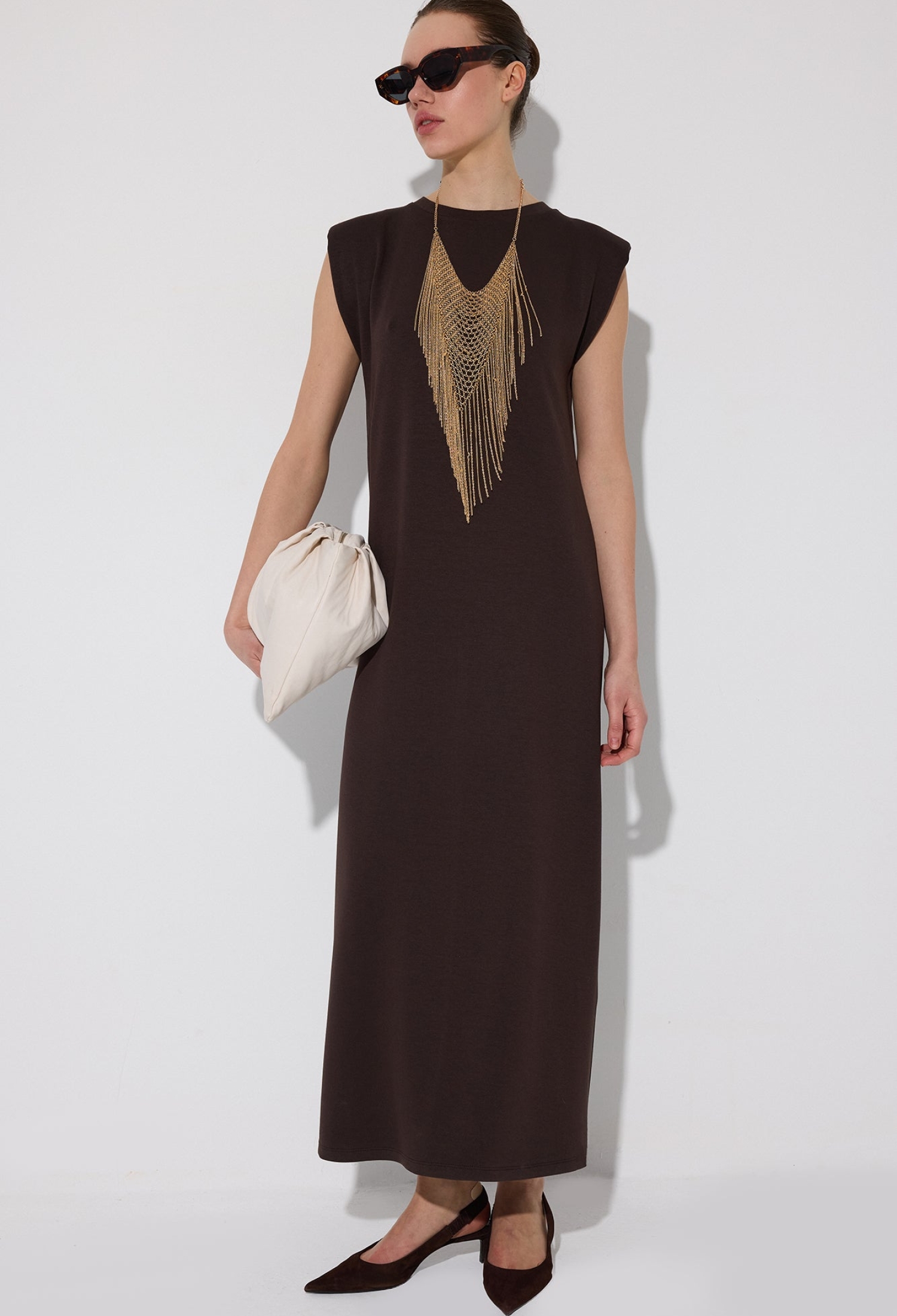 Elegant Sheath Maxi Dress - Brand: Touche Prive - Women & Kids, Baby Clothes Wholesale - TheBS Women