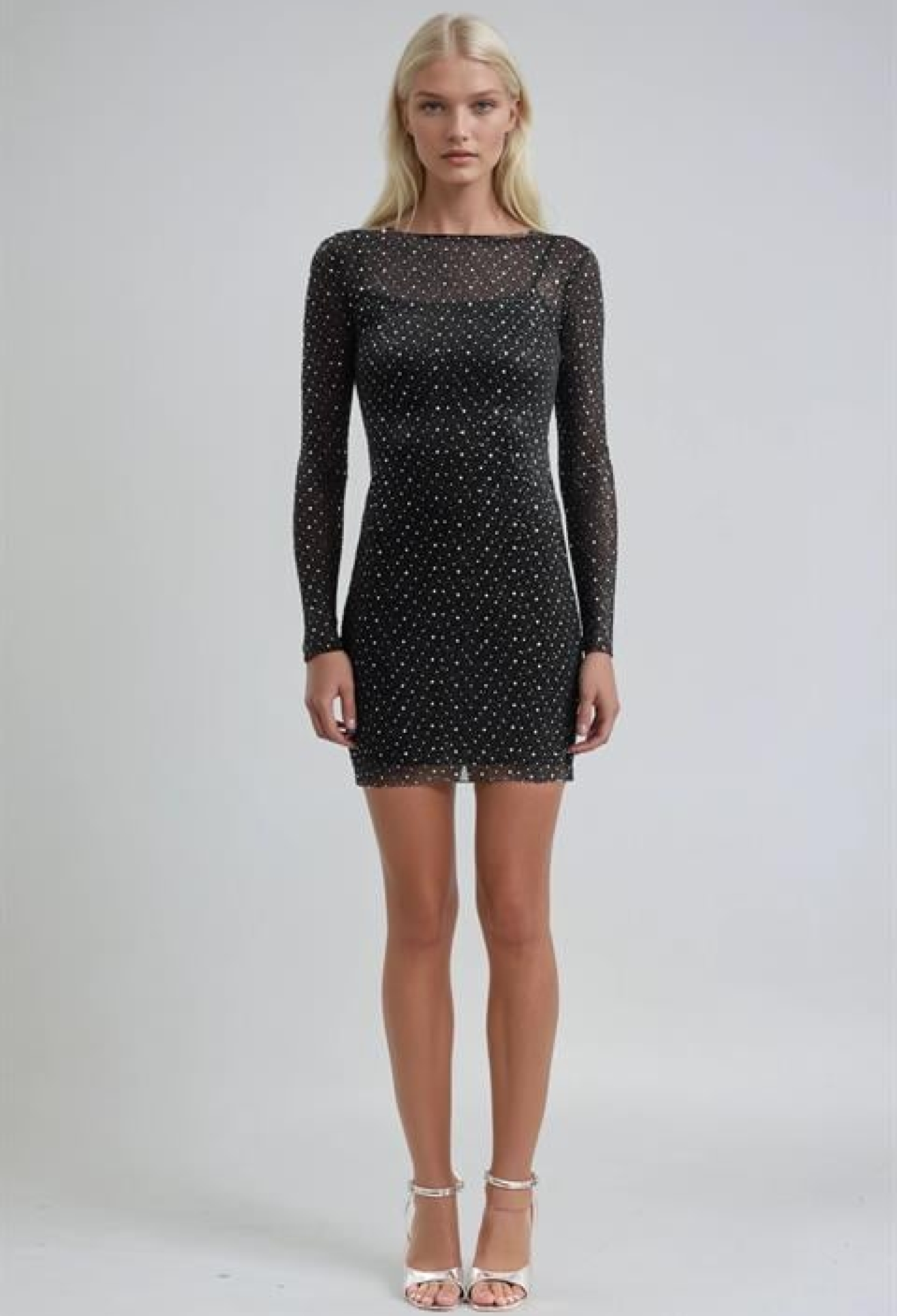 Black Polka Dot Sexy Bodycon Mini Dress - Brand: Sobe Istanbul - Women & Kids, Baby Clothes Wholesale - TheBS Women