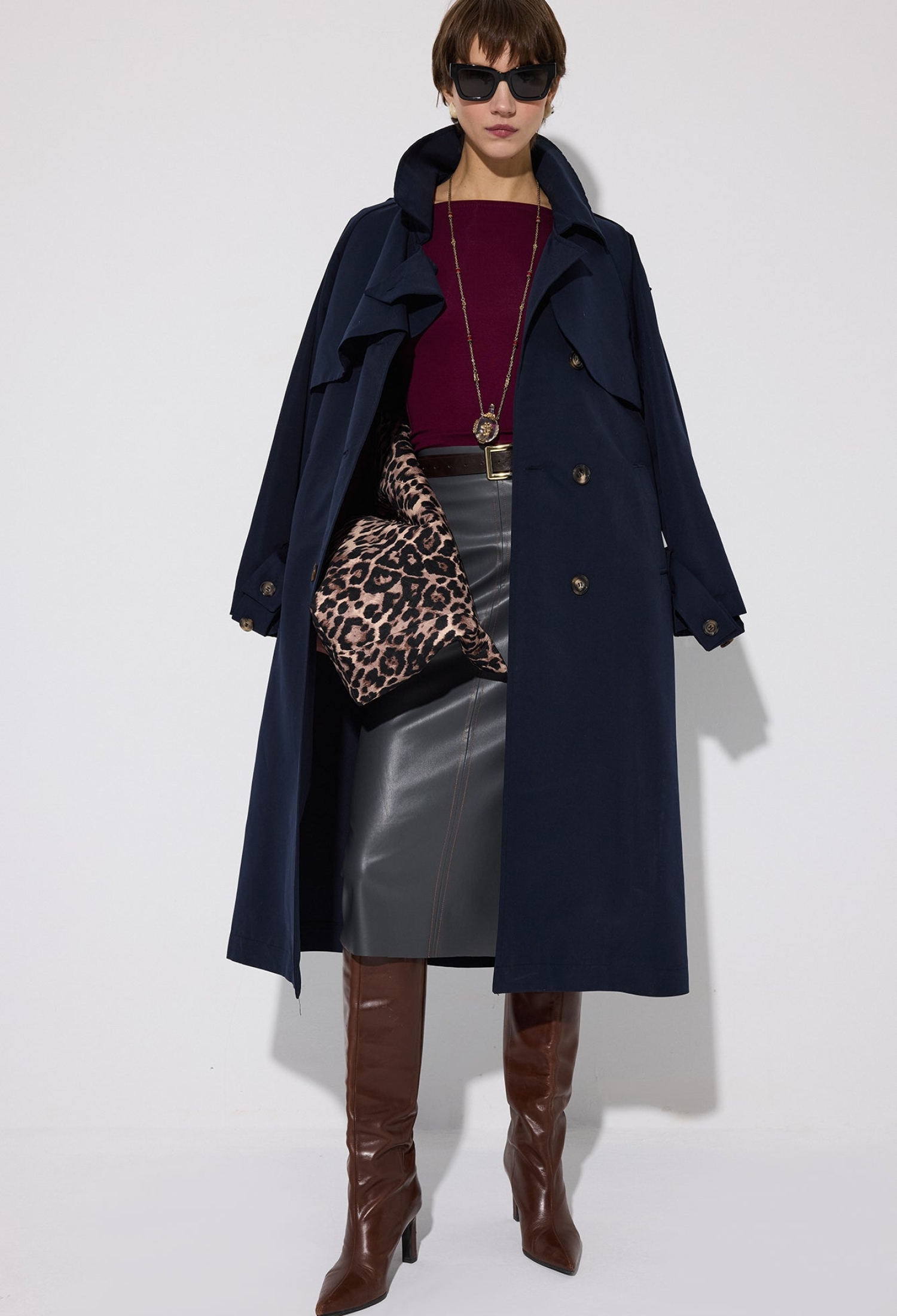 Claret Red Elegant Formal Blouse - Brand: Touche Prive - Women & Kids, Baby Clothes Wholesale - TheBS Women