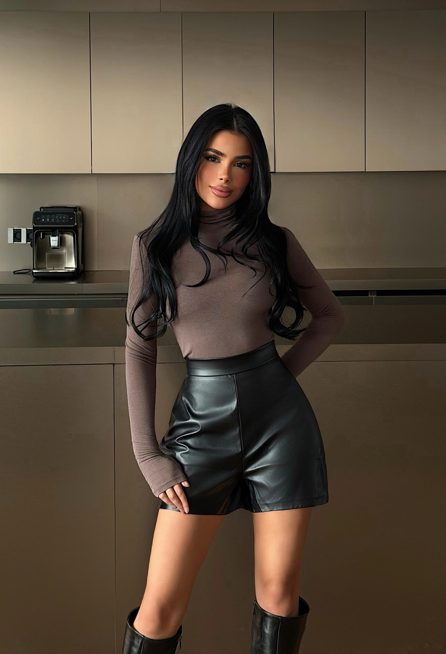 Black Sexy Casual Elegant Streetwear Glam Bermuda Shorts - Brand: EYYO ATELIER - Women & Kids, Baby Clothes Wholesale - TheBS Women