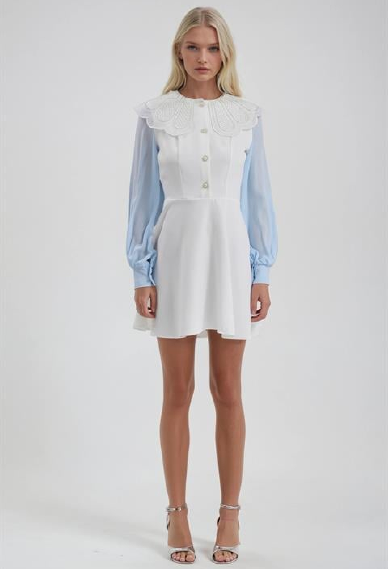 White Fit And Flare Mini Dress - Brand: Sobe Istanbul - Women & Kids, Baby Clothes Wholesale - TheBS Women