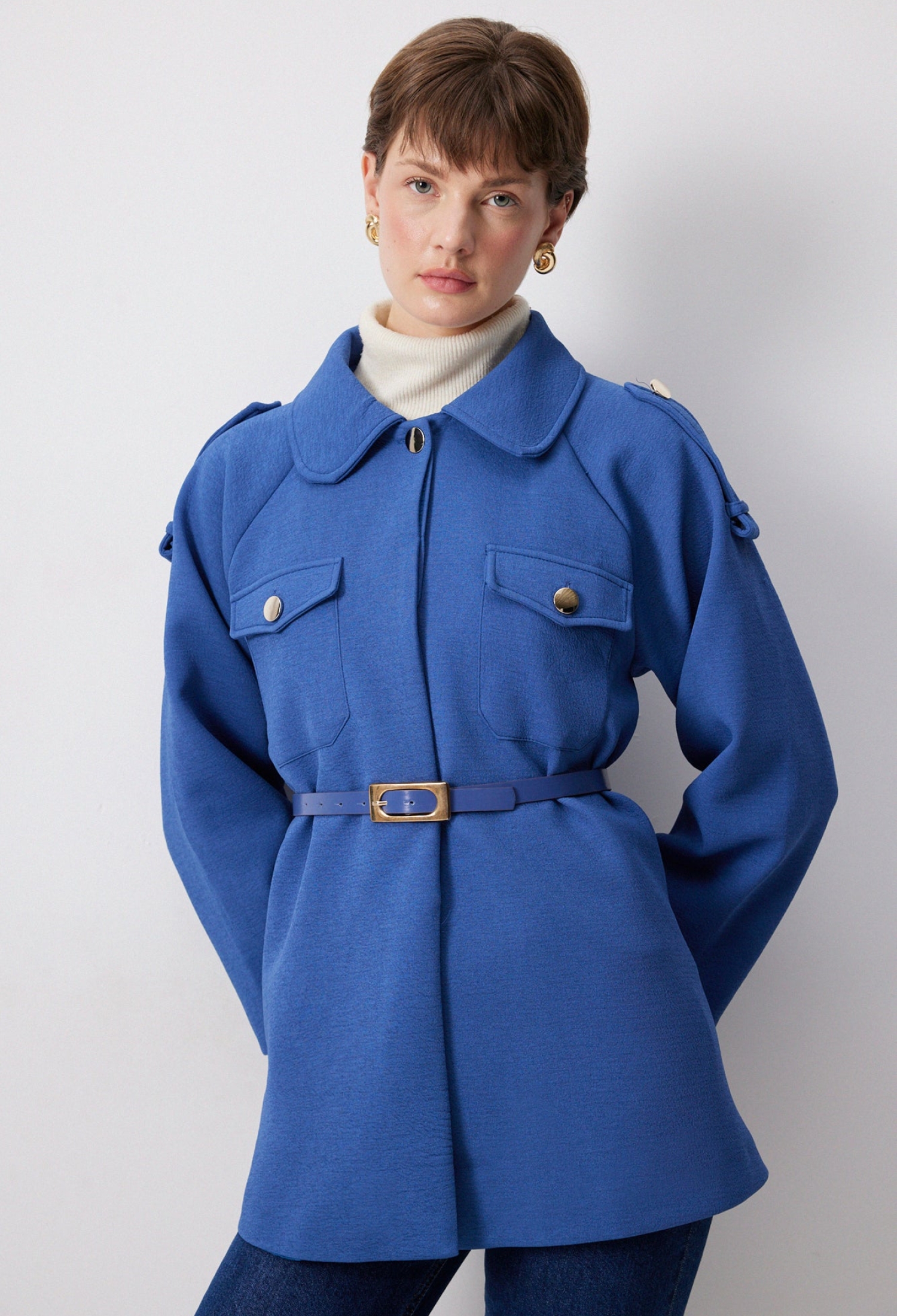 Elegant Overshirt Jacket - Brand: Touche Prive - Women & Kids, Baby Clothes Wholesale - TheBS Women