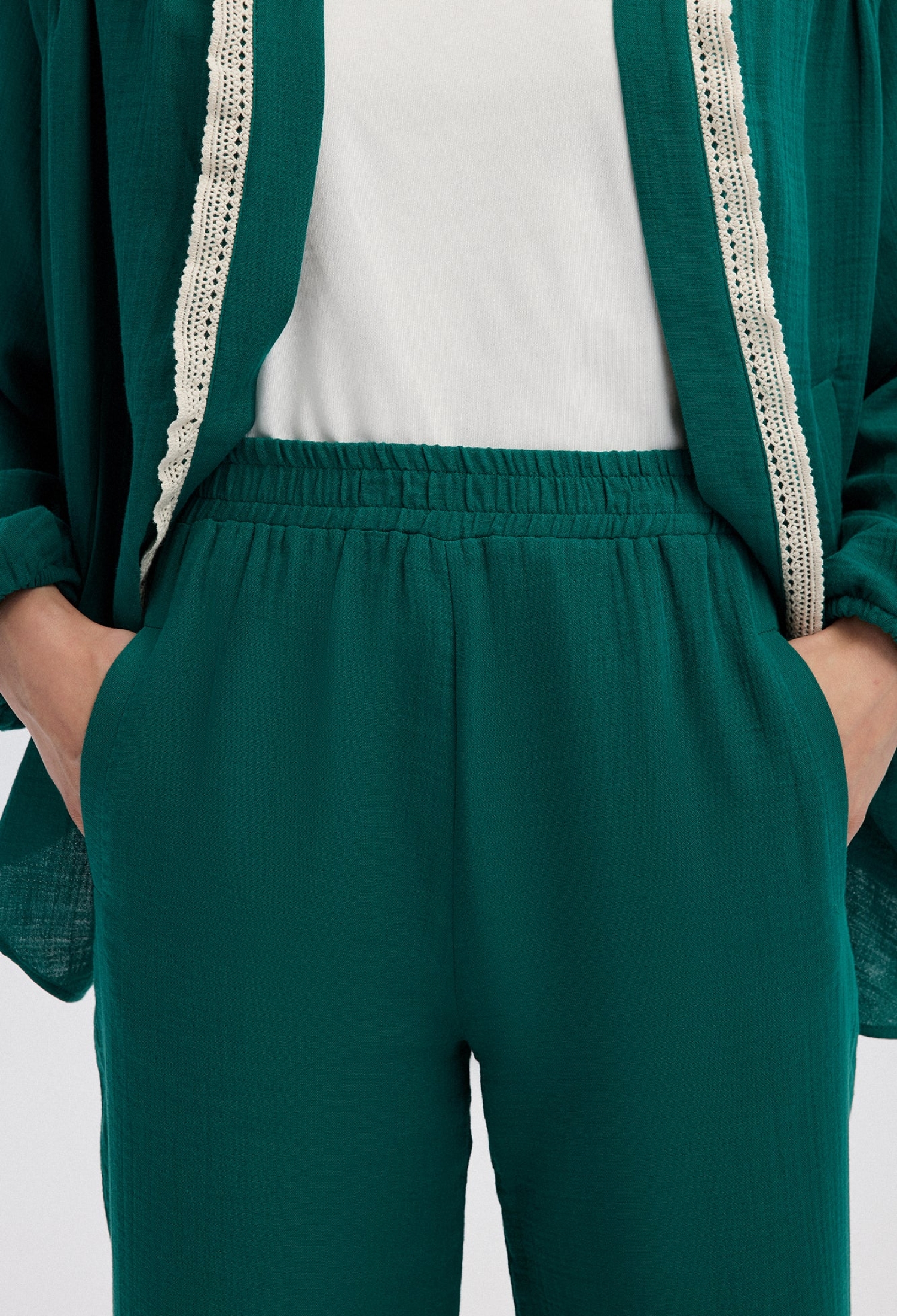 Green Casual Elegant Set - Brand: Touche Prive - Women & Kids, Baby Clothes Wholesale - TheBS Women