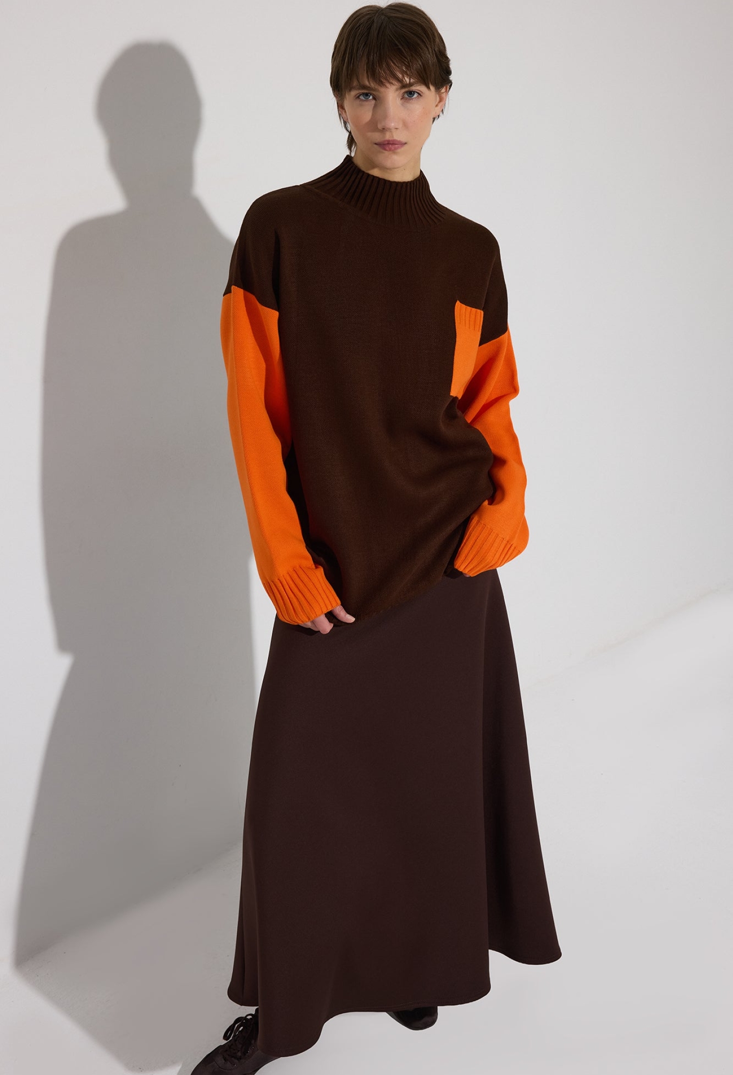 Tunic With Color Block Oversized Fit - Brand: Touche Prive - Women & Kids, Baby Clothes Wholesale - TheBS Women