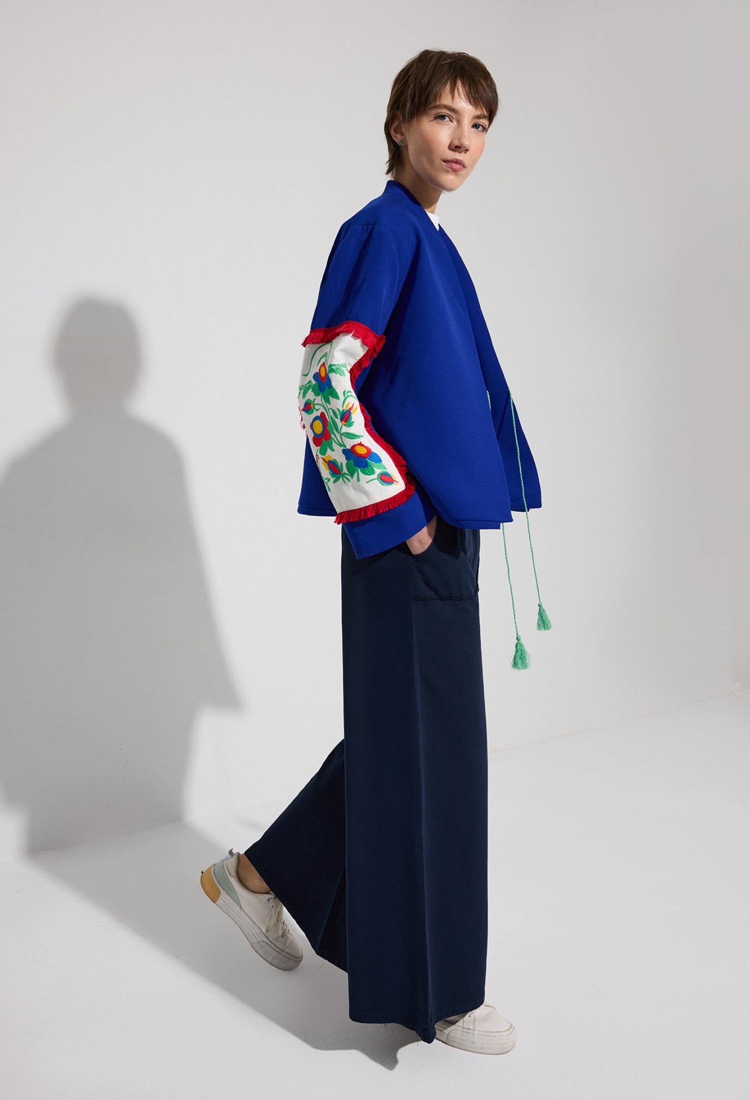 Palazzo Pants With Wide Leg And Patch Pocket - Brand: Touche Prive - Women & Kids, Baby Clothes Wholesale - TheBS Women