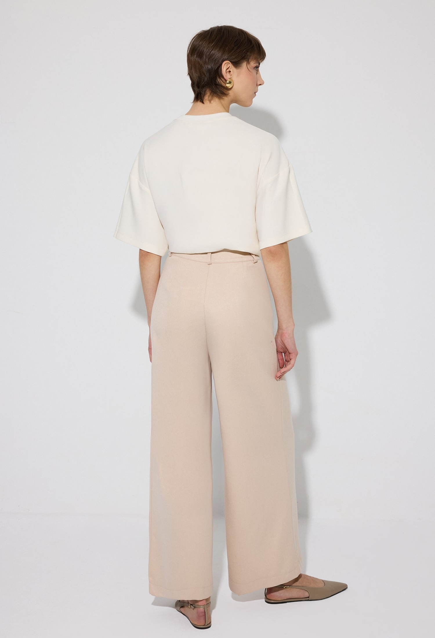 Palazzo Pants High Waist Wide Leg - Brand: Touche Prive - Women & Kids, Baby Clothes Wholesale - TheBS Women