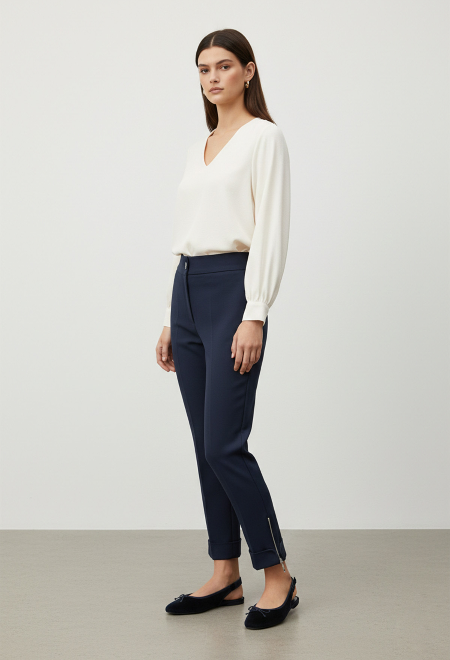 NavyPants Tapered Cropped Straight Leg - Brand: Puane - Women & Kids, Baby Clothes Wholesale - TheBS Women