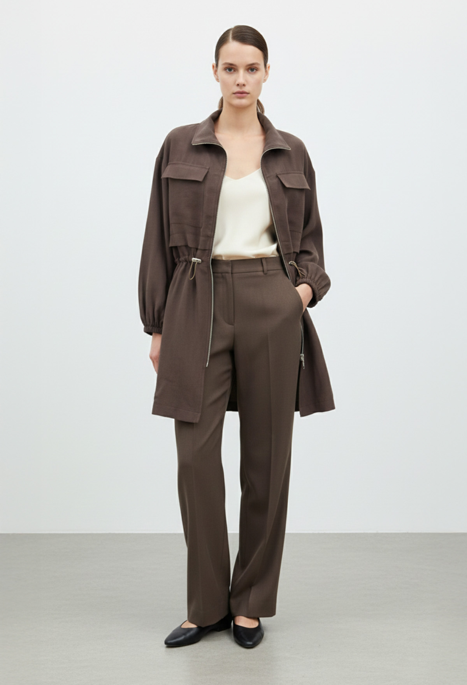 Casual Formal Elegant Preppy Overshirt Jacket - Brand: Puane - Women & Kids, Baby Clothes Wholesale - TheBS Women