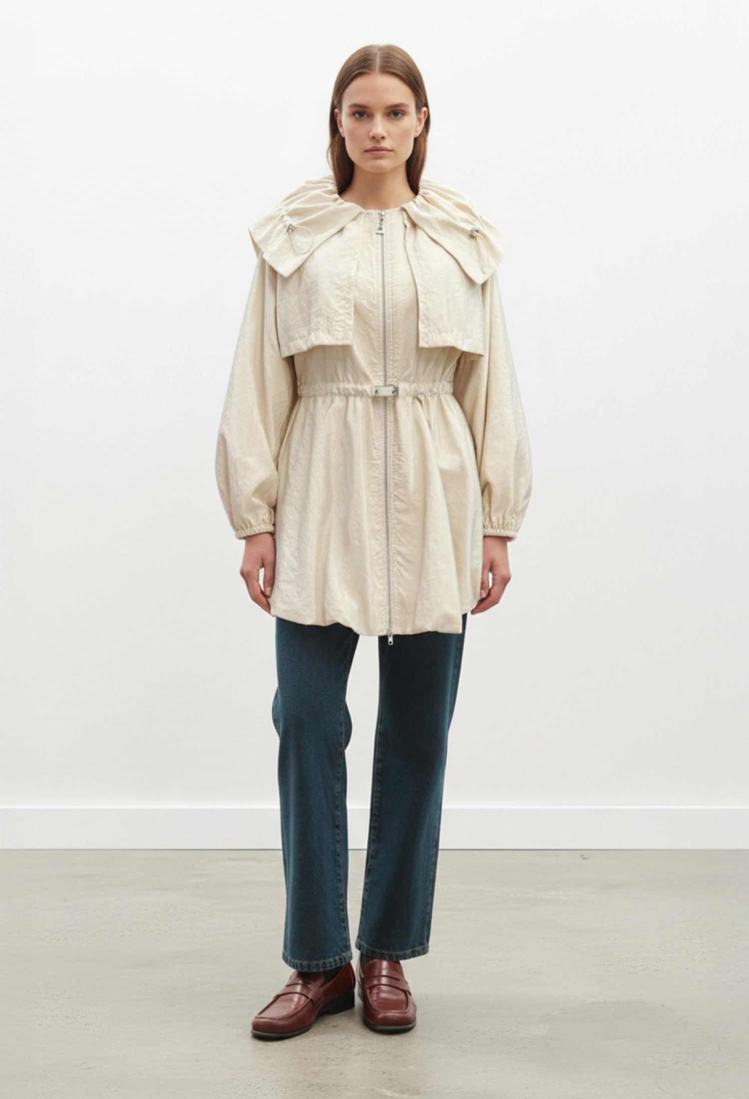 Trenchcoat - Casual Single-Breasted Zip-Up Coat - Brand: SOUL - Women & Kids, Baby Clothes Wholesale - TheBS Women