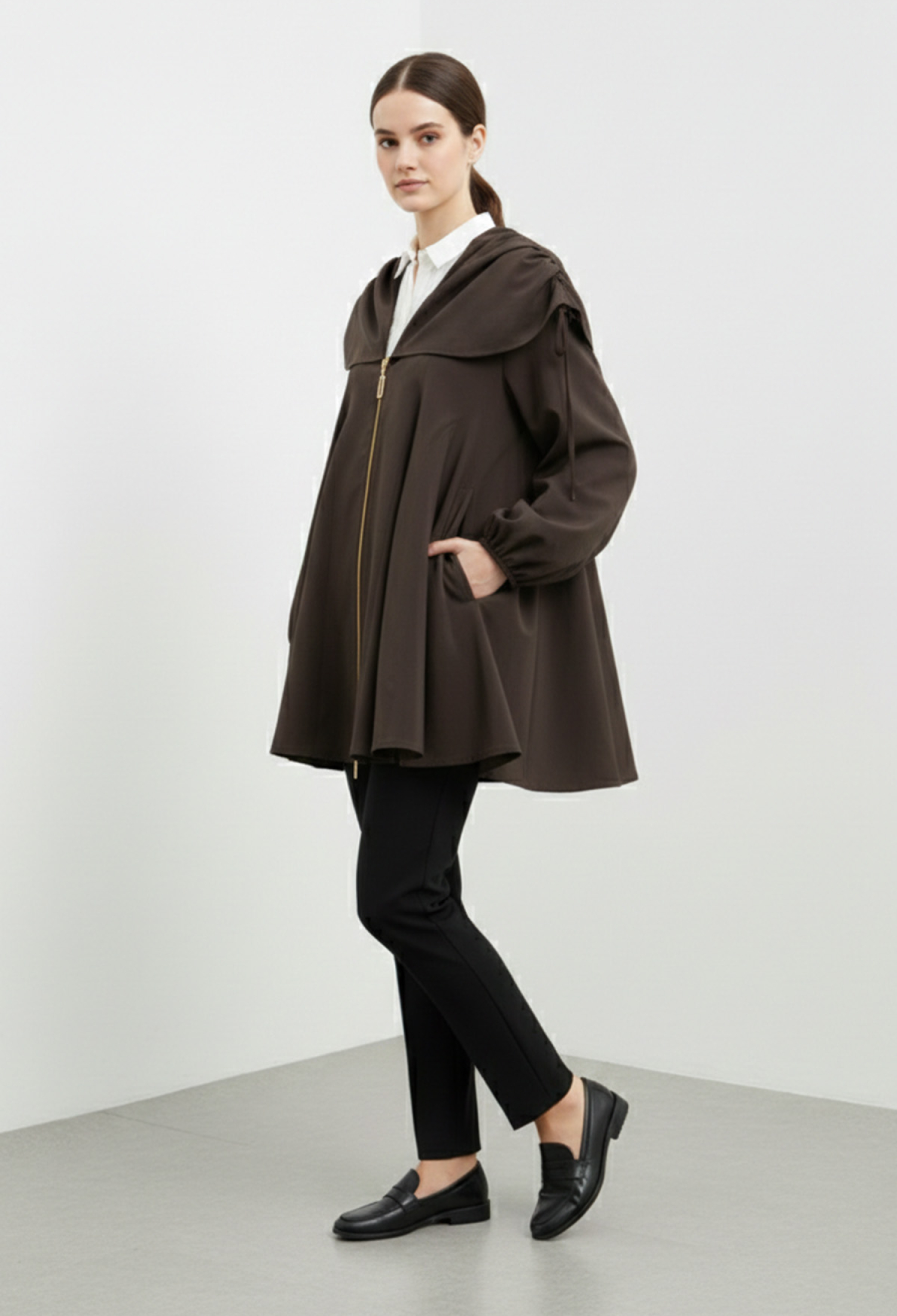 Windbreaker Jacket With Hooded Collar - Brand: SOUL - Women & Kids, Baby Clothes Wholesale - TheBS Women