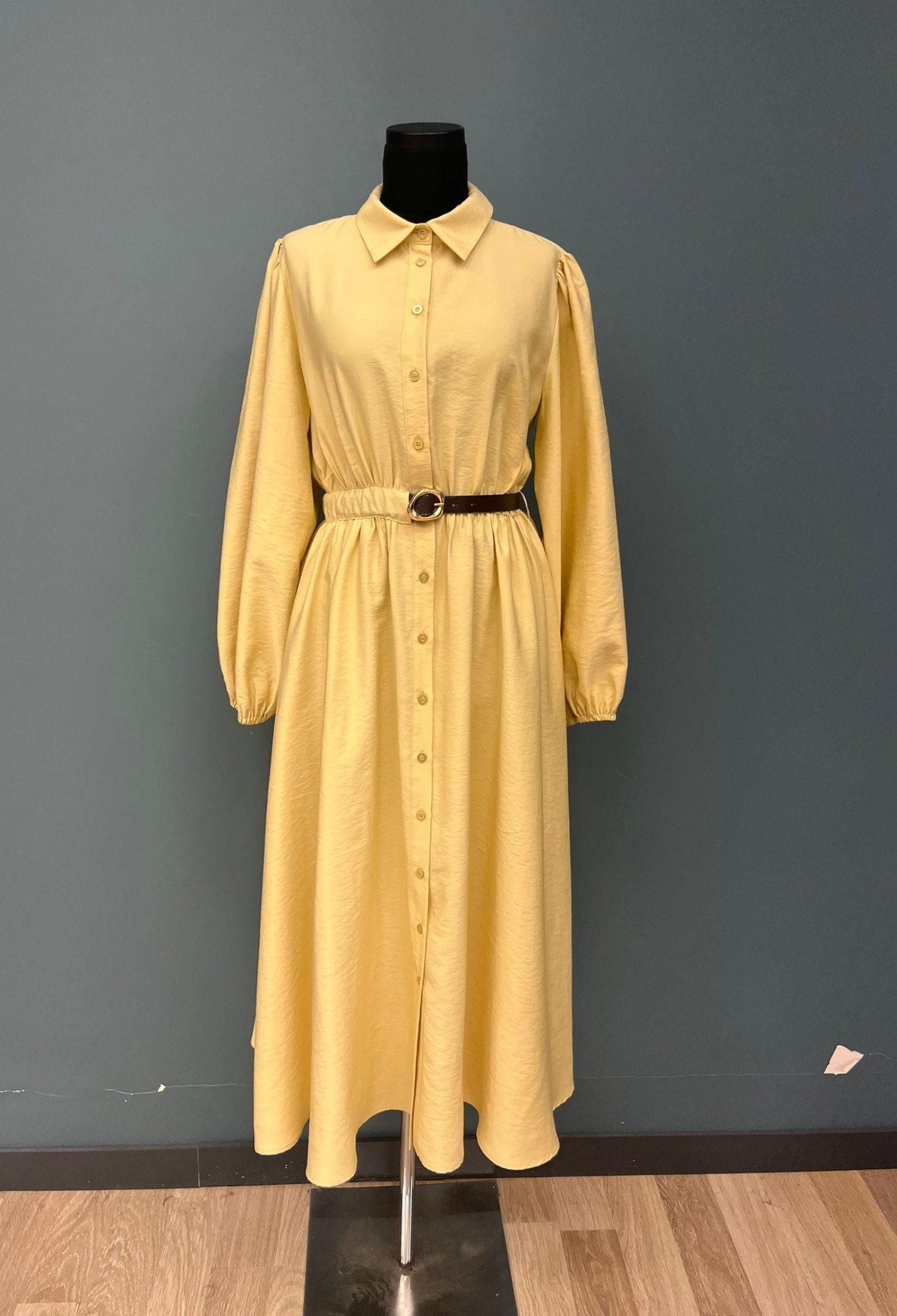 Yellow Modest Casual Elegant Formal Dress - Brand: SOUL - Women & Kids, Baby Clothes Wholesale - TheBS Women