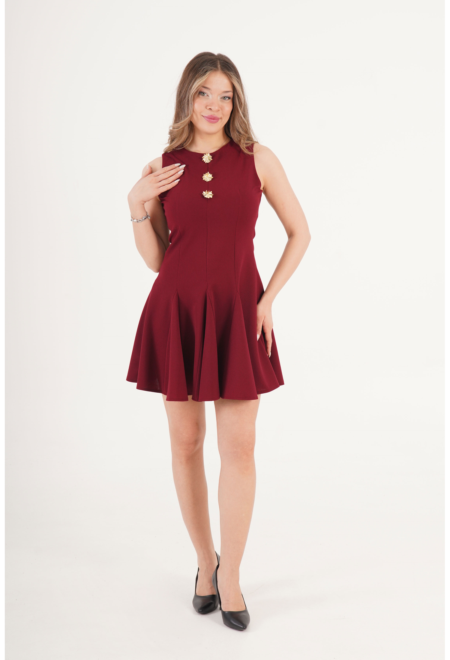 Fit And Flare Mini Dress - Brand: Lustrin - Women & Kids, Baby Clothes Wholesale - TheBS Women