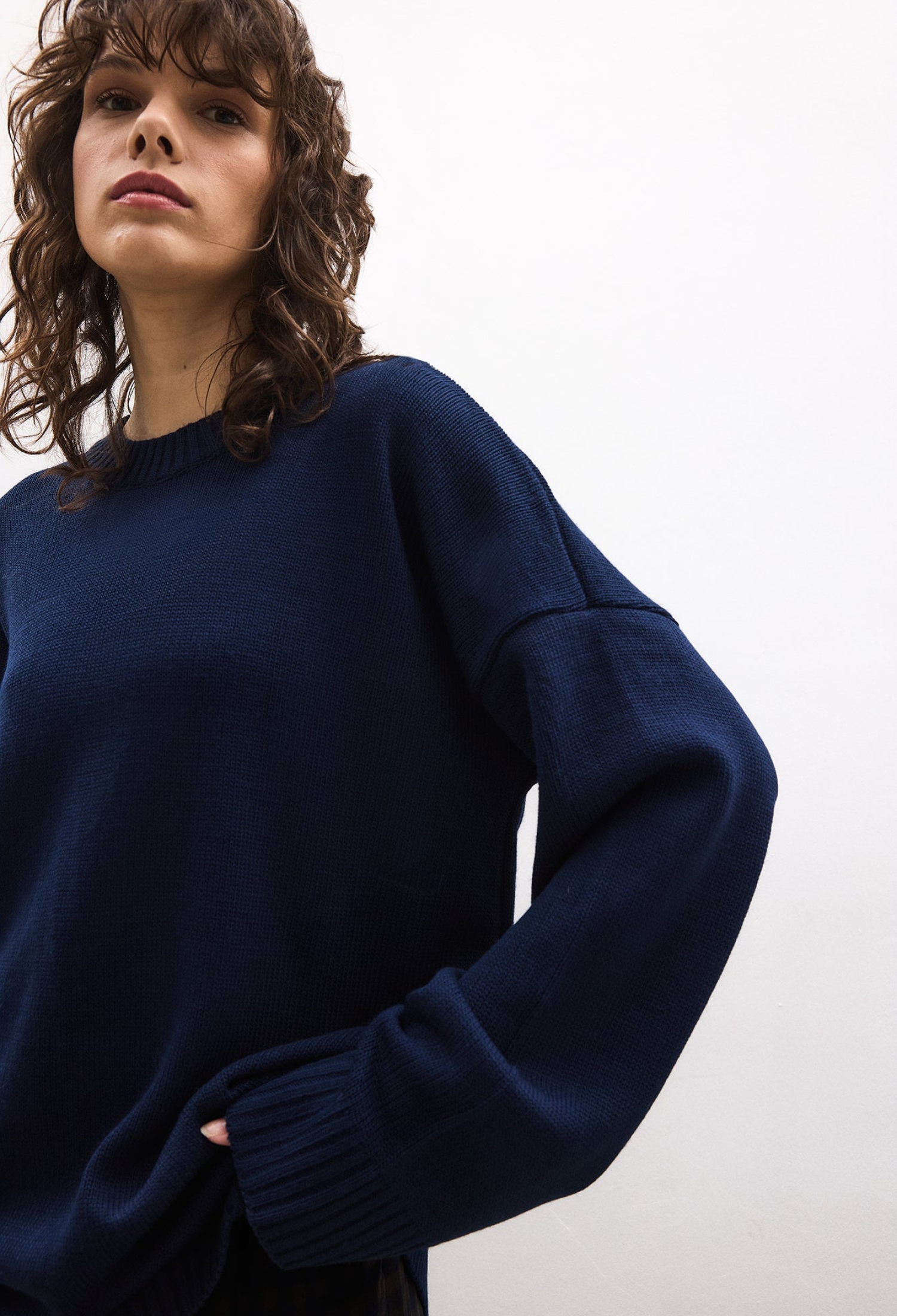 Sweater Casual Oversized Crew Neck - Brand: Touche Prive - Women & Kids, Baby Clothes Wholesale - TheBS Women