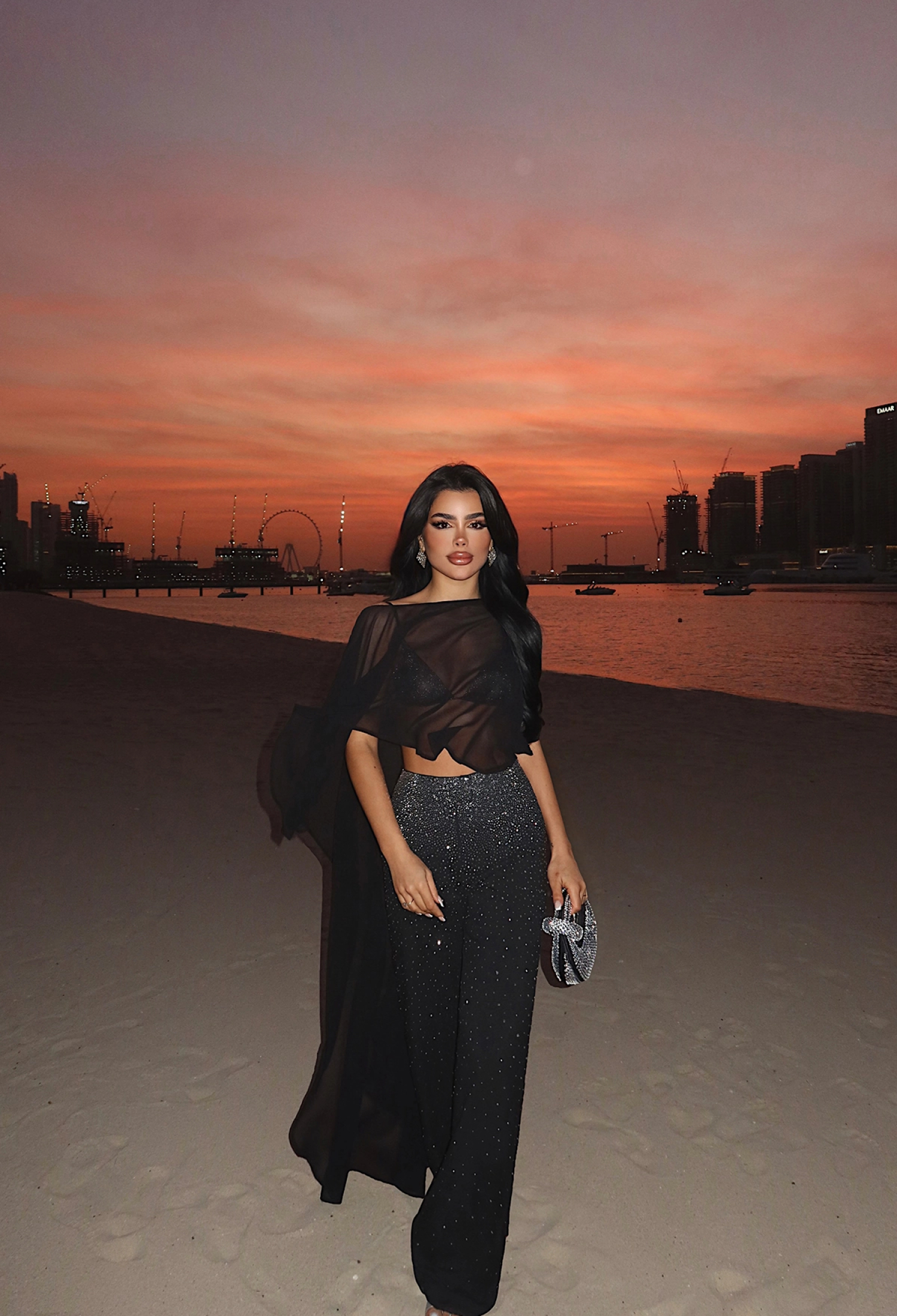 Elegant Glam Sexy Formal Palazzo Pants - Brand: EYYO ATELIER - Women & Kids, Baby Clothes Wholesale - TheBS Women