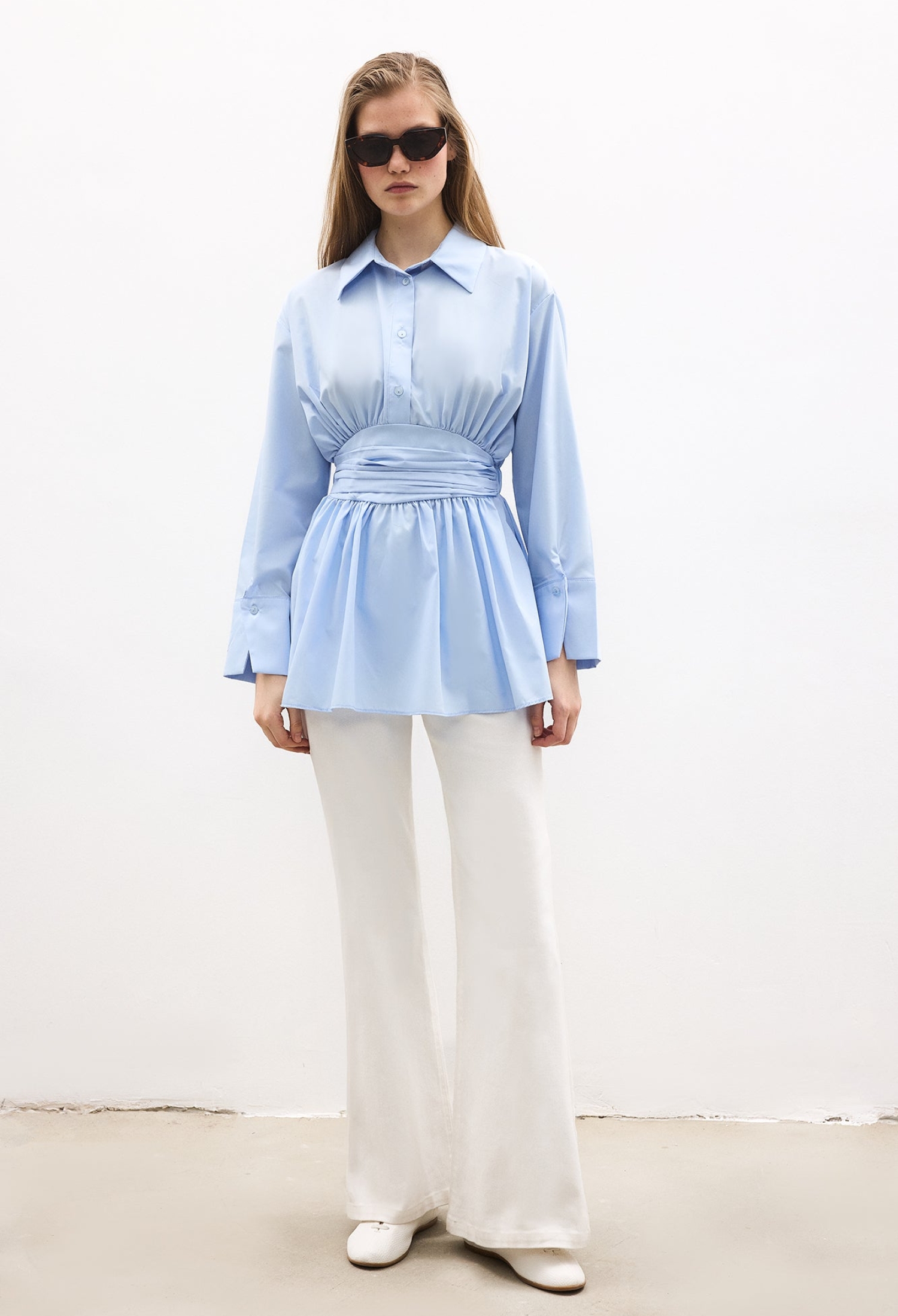 Elegant Tunic With Buttoned Closure - Brand: Touche Prive - Women & Kids, Baby Clothes Wholesale - TheBS Women