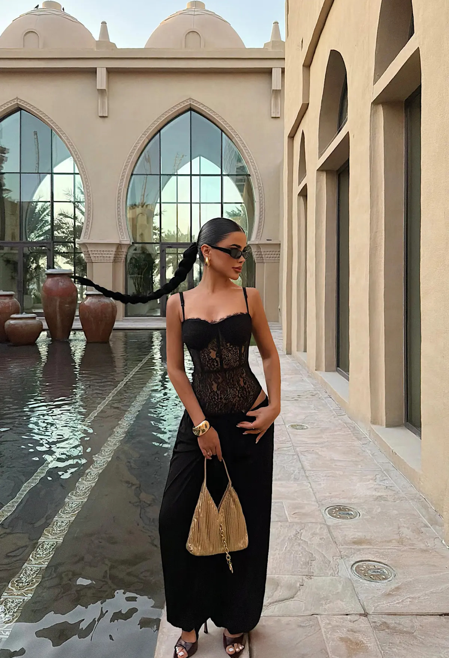 Black Glam Sexy Elegant Bodysuit - Brand: EYYO ATELIER - Women & Kids, Baby Clothes Wholesale - TheBS Women