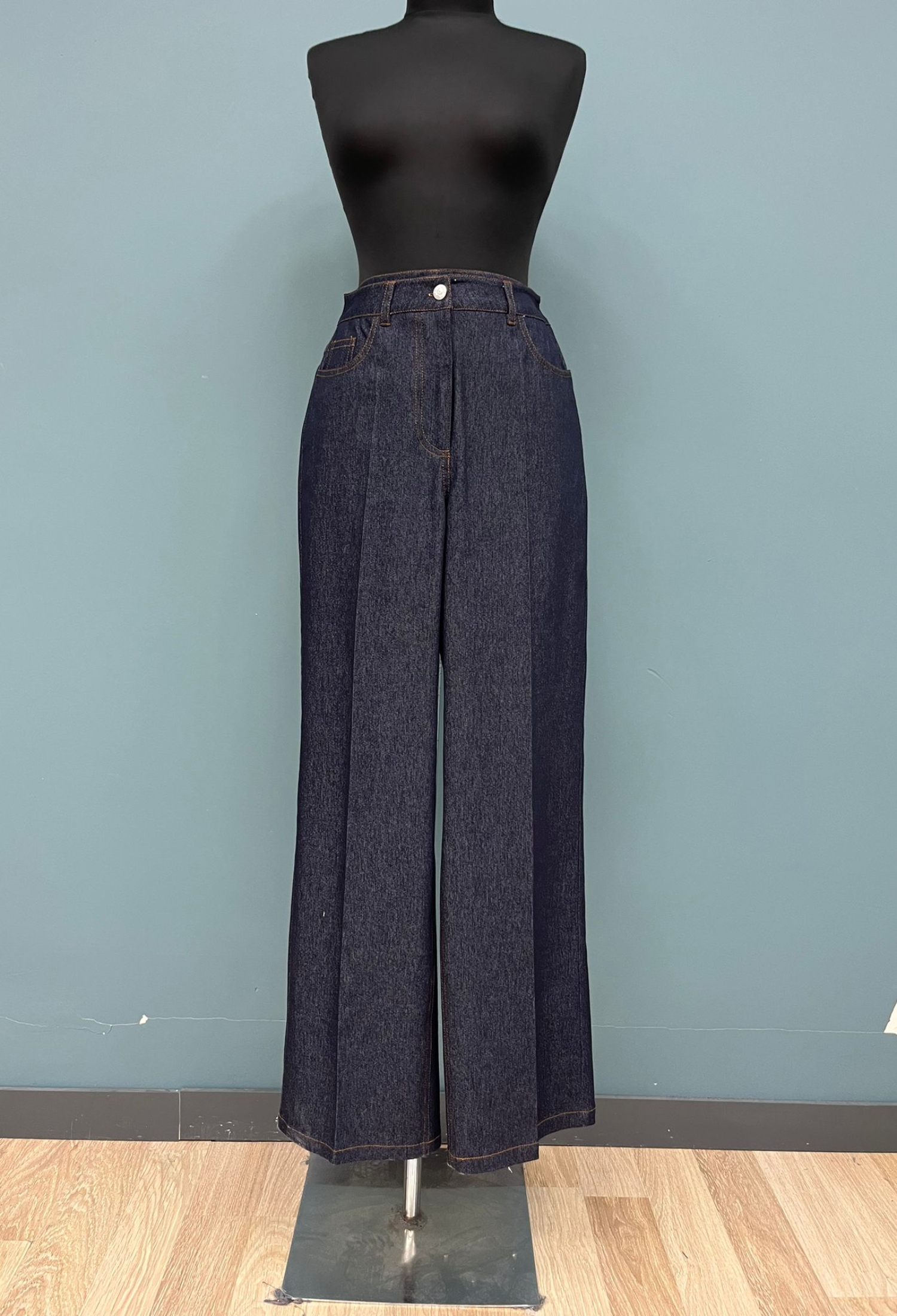 Blue Casual Vintage Palazzo Pants - Brand: SOUL - Women & Kids, Baby Clothes Wholesale - TheBS Women