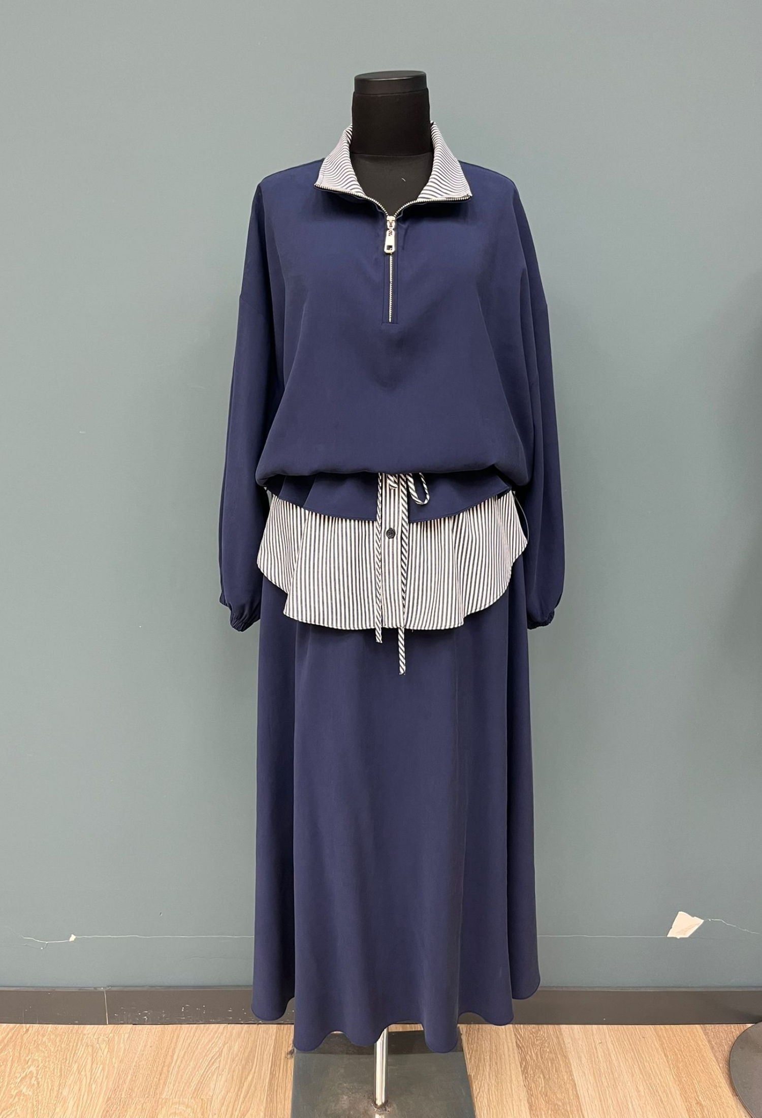 Navy Blue Elegant Modest Set - Brand: SOUL - Women & Kids, Baby Clothes Wholesale - TheBS Women
