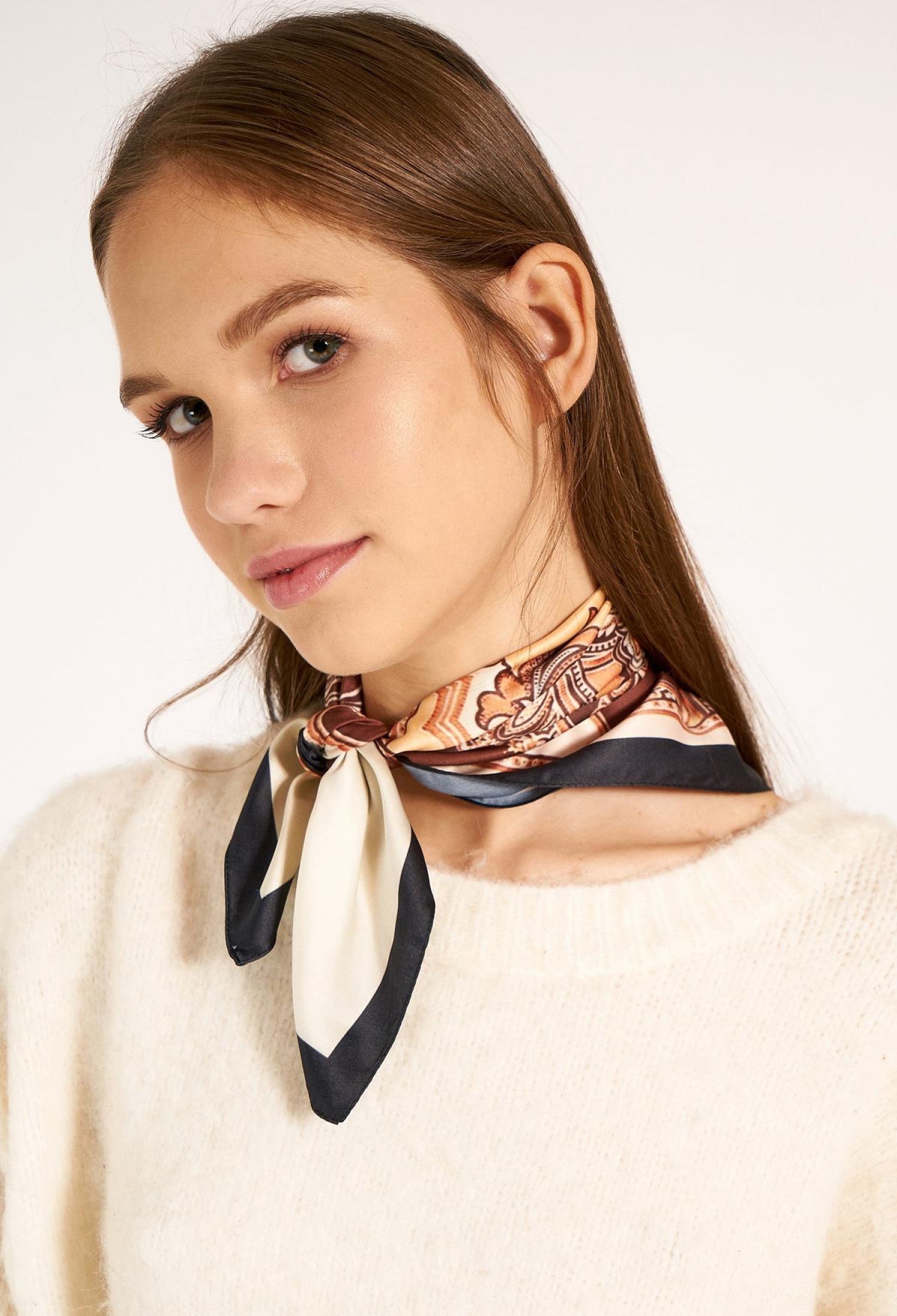 Scarf - Brown - Brand: Axesoire - Women & Kids, Baby Clothes Wholesale - TheBS Women