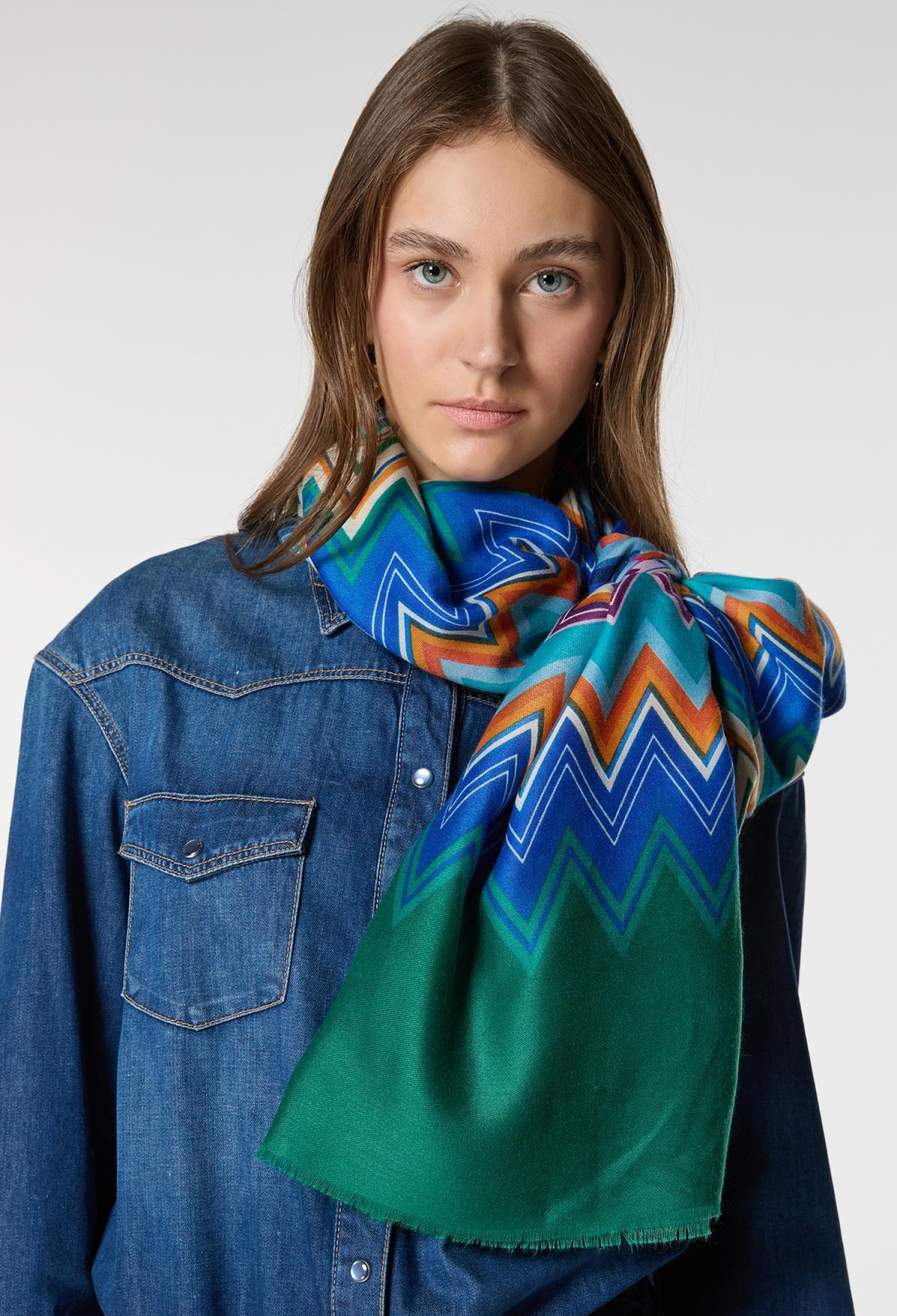 Zizgaz Patterned Shawl - Brand: Axesoire - Women & Kids, Baby Clothes Wholesale - TheBS Women