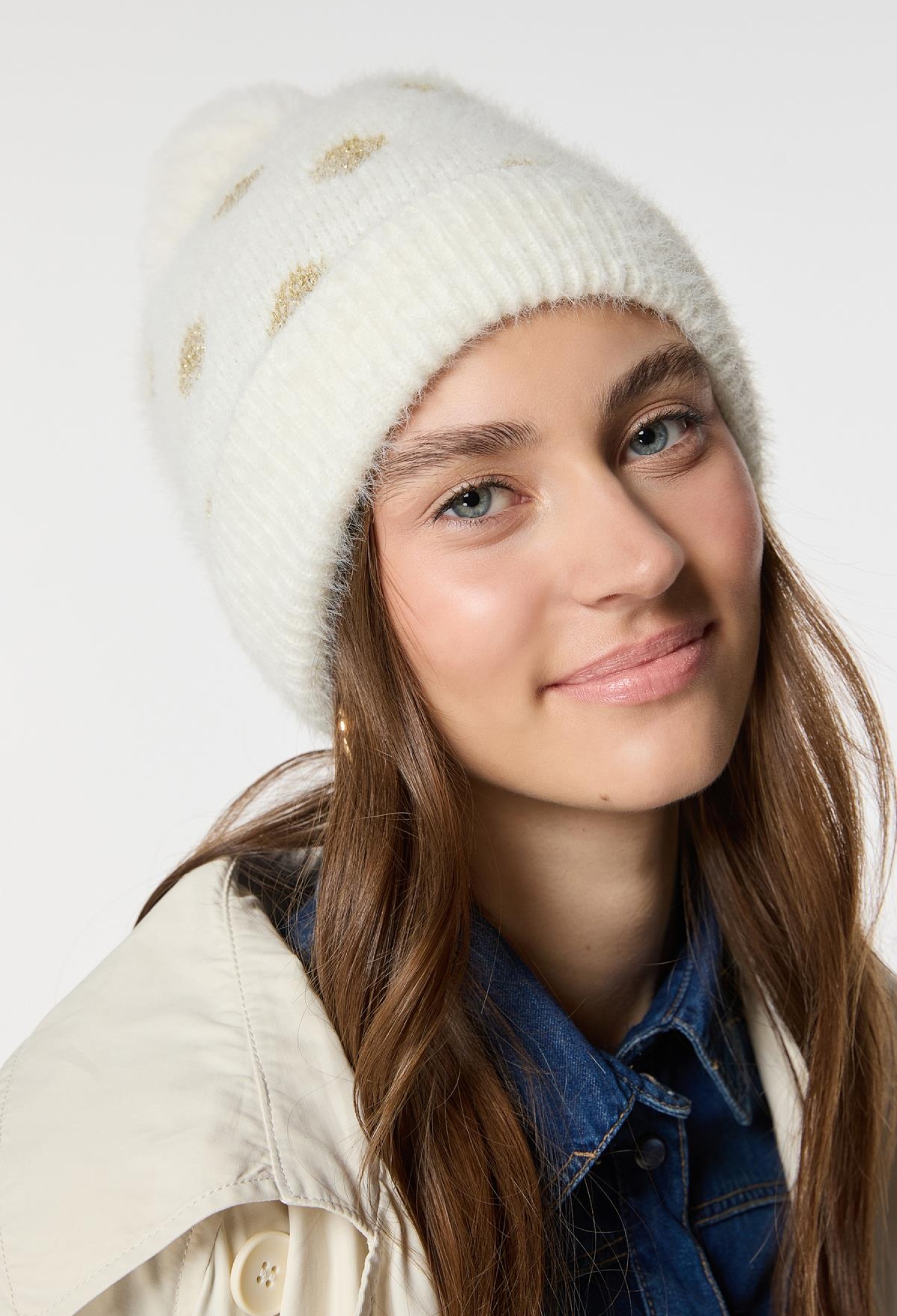 Knitted Knitted Beret With Fleece Inside - Brand: Axesoire - Women & Kids, Baby Clothes Wholesale - TheBS Women