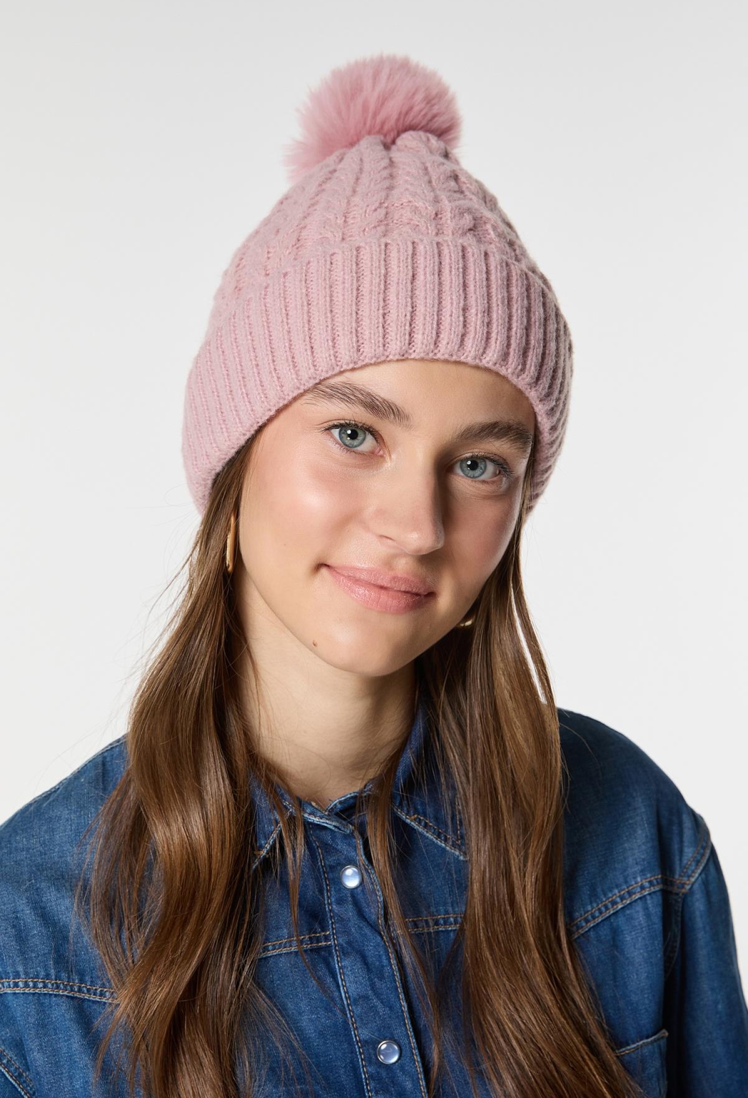 Knitted Knitted Beret With Fleece Inside - Brand: Axesoire - Women & Kids, Baby Clothes Wholesale - TheBS Women
