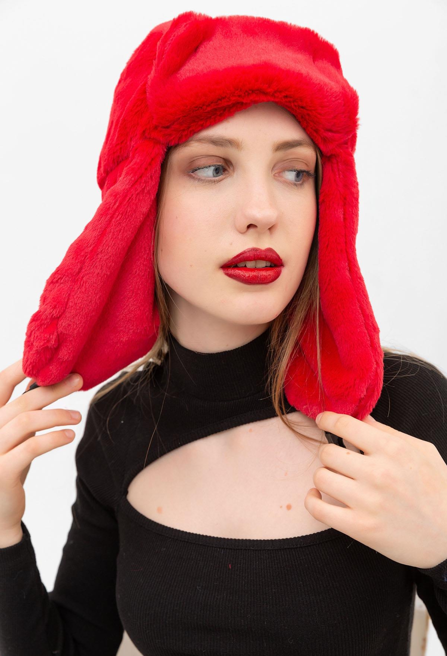 Clip-on Plush Pilot Hat Beanie - Brand: Axesoire - Women & Kids, Baby Clothes Wholesale - TheBS Women