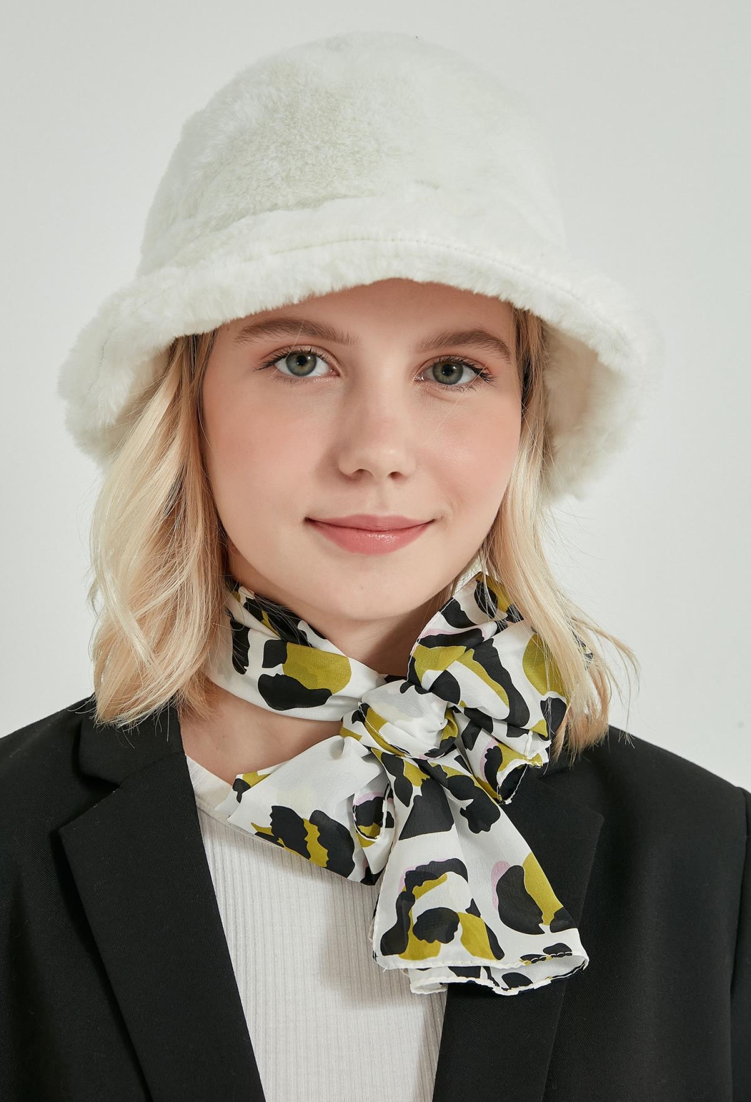 Plush Bucket Hat - Brand: Axesoire - Women & Kids, Baby Clothes Wholesale - TheBS Women