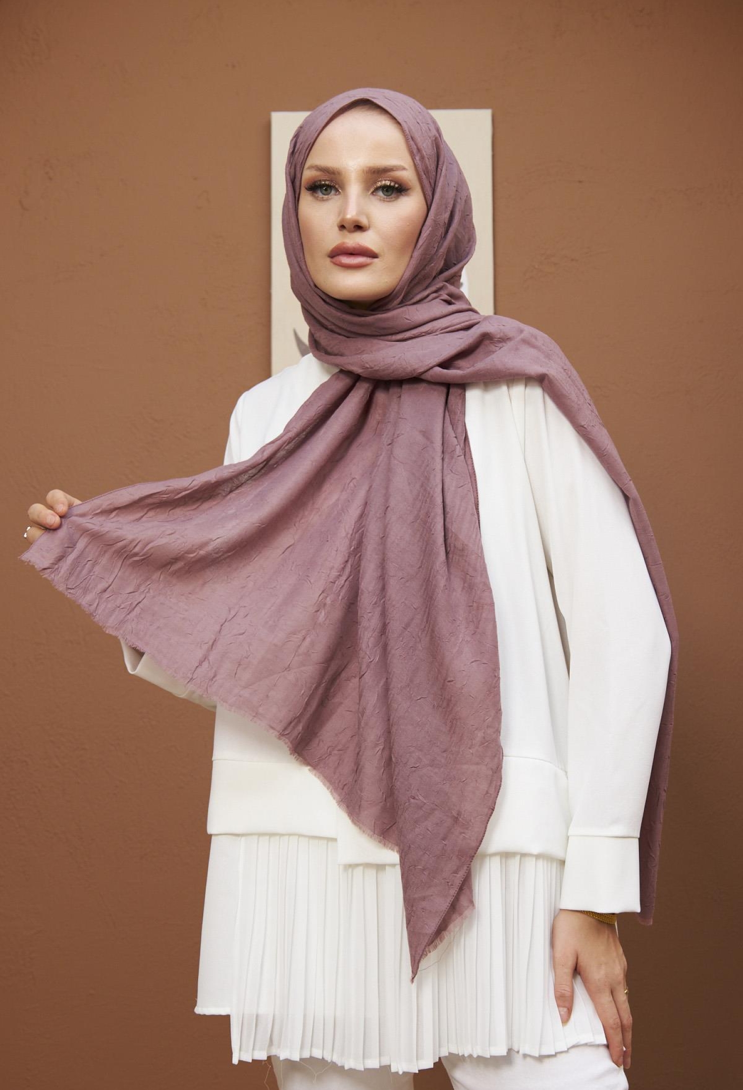 Bamboo Shawl - Rose - Brand: Hulya Keser - Women & Kids, Baby Clothes Wholesale - TheBS Women