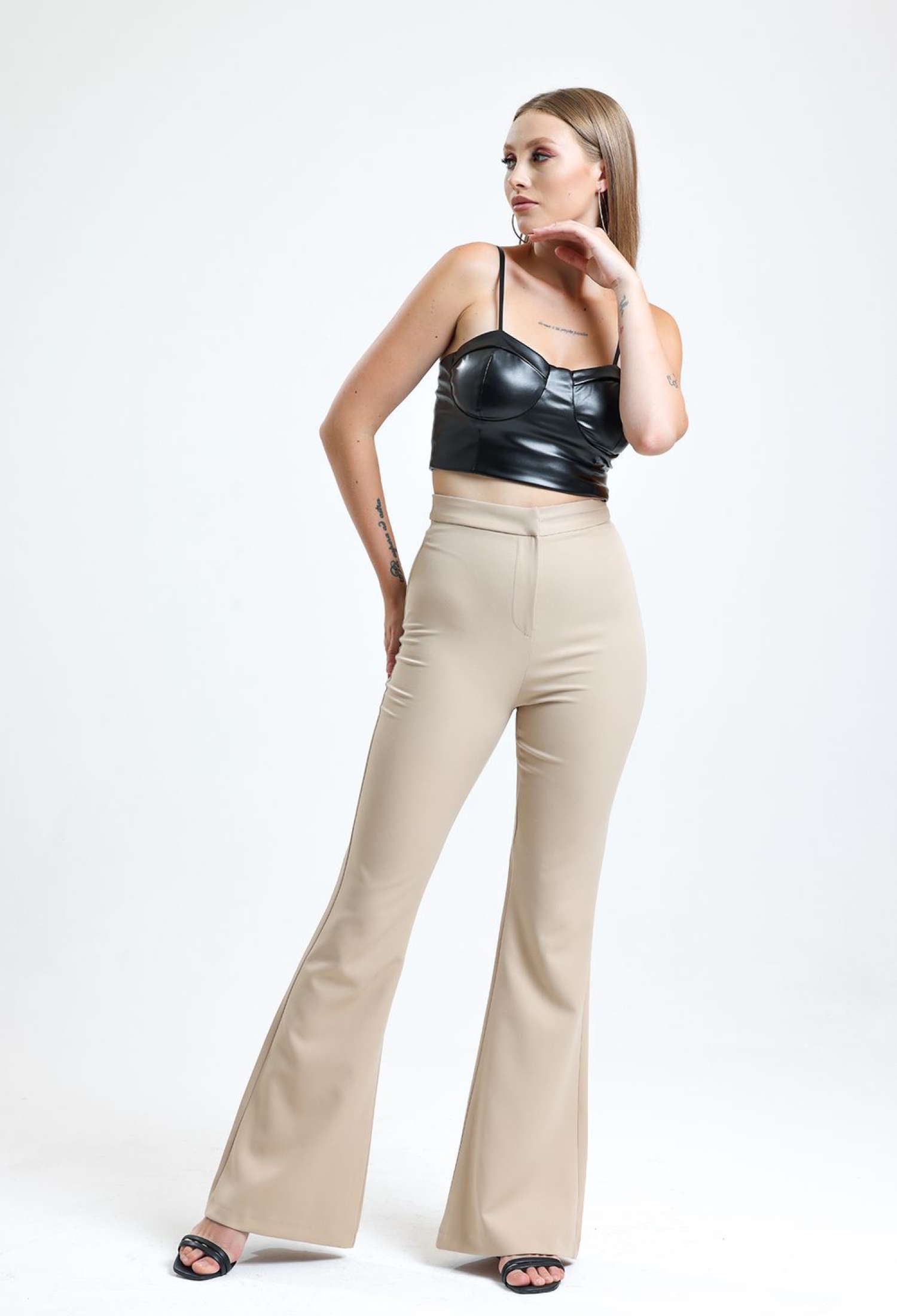 Leg Zippered Pocket Hürrem Trousers - Brand: SENSE - Women & Kids, Baby Clothes Wholesale - TheBS Women