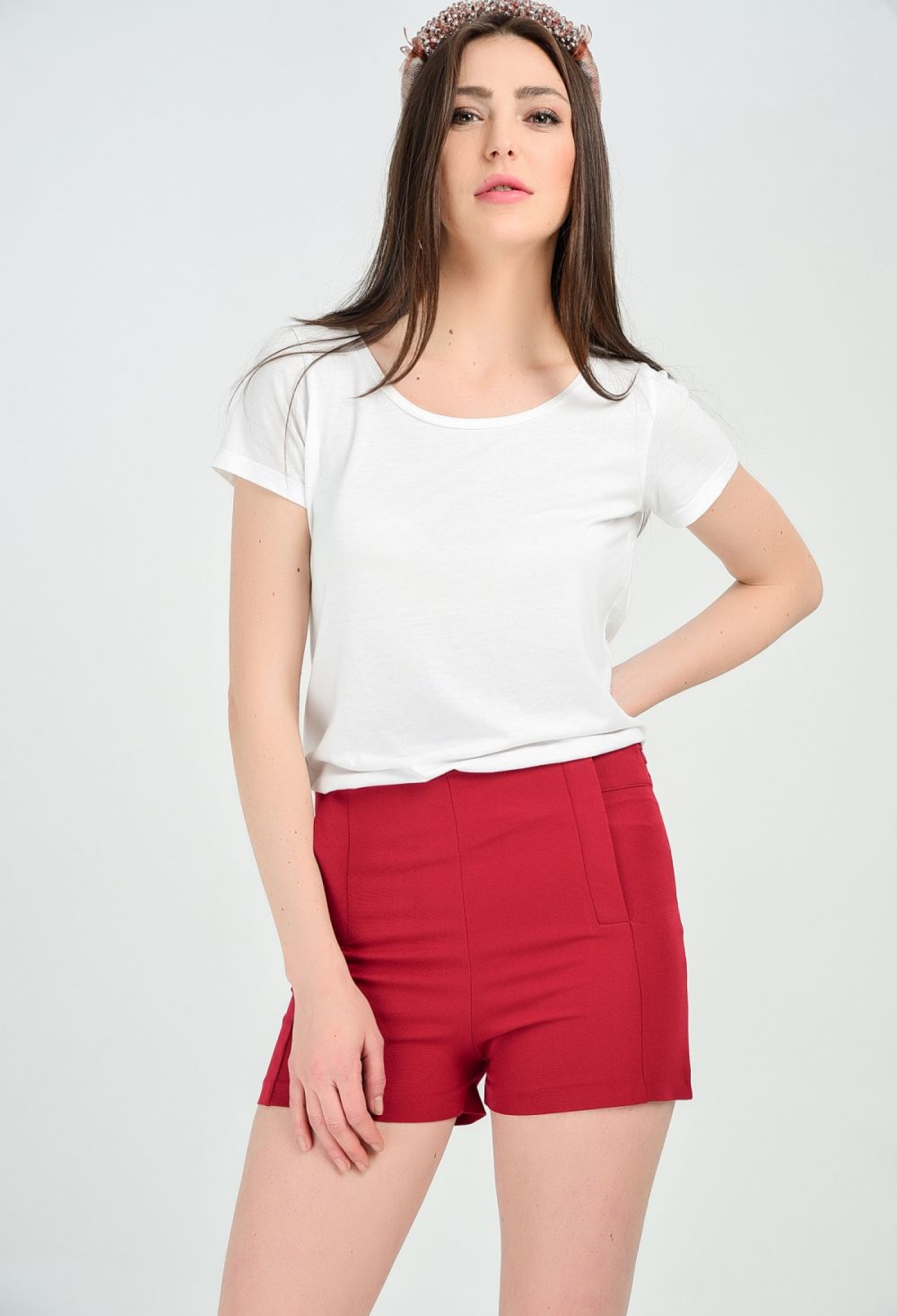 Silk Pocket Atlas Crepe Short - Brand: SENSE - Women & Kids, Baby Clothes Wholesale - TheBS Women