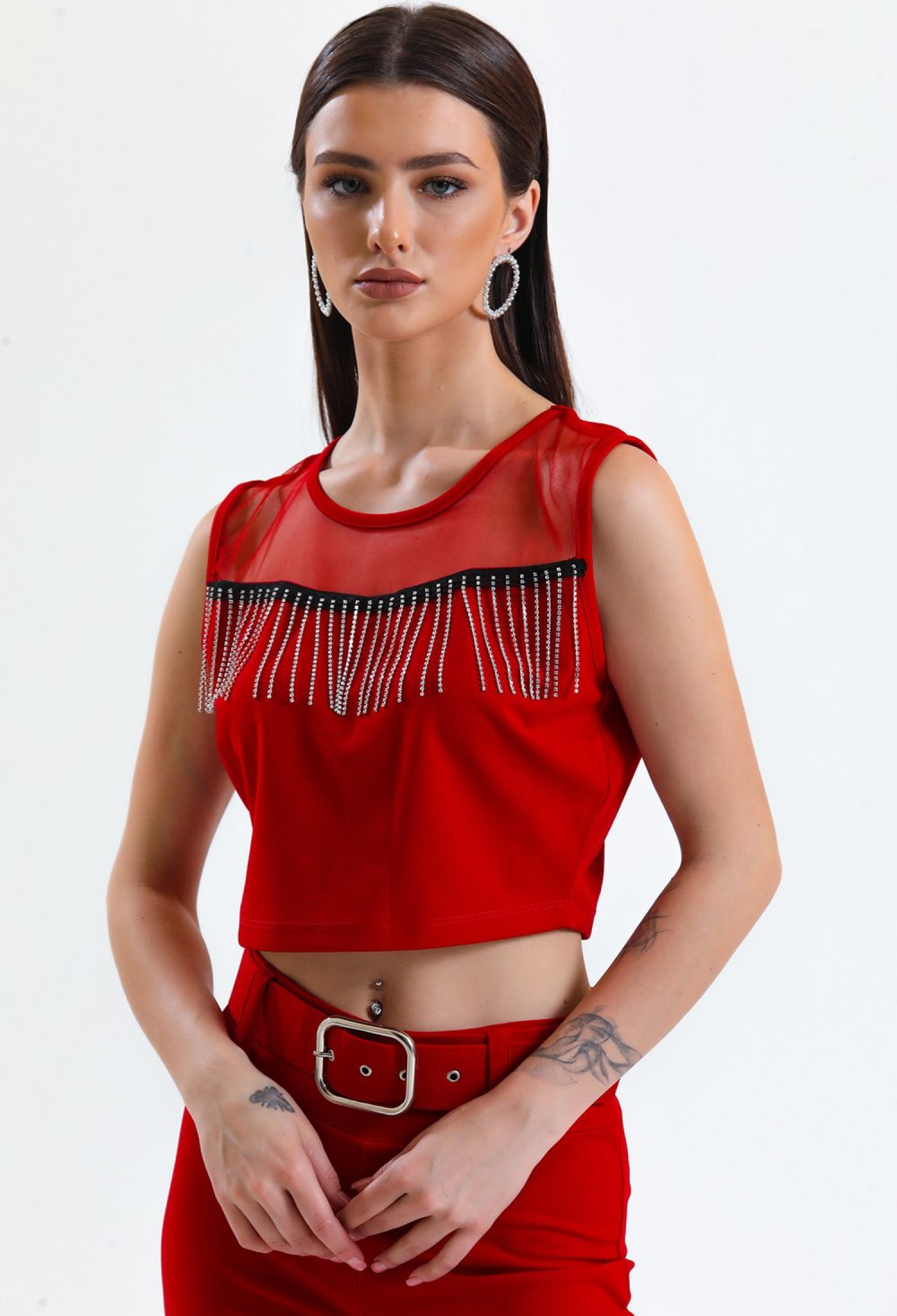 Stone Detailed Evening Blouse - Brand: SENSE - Women & Kids, Baby Clothes Wholesale - TheBS Women