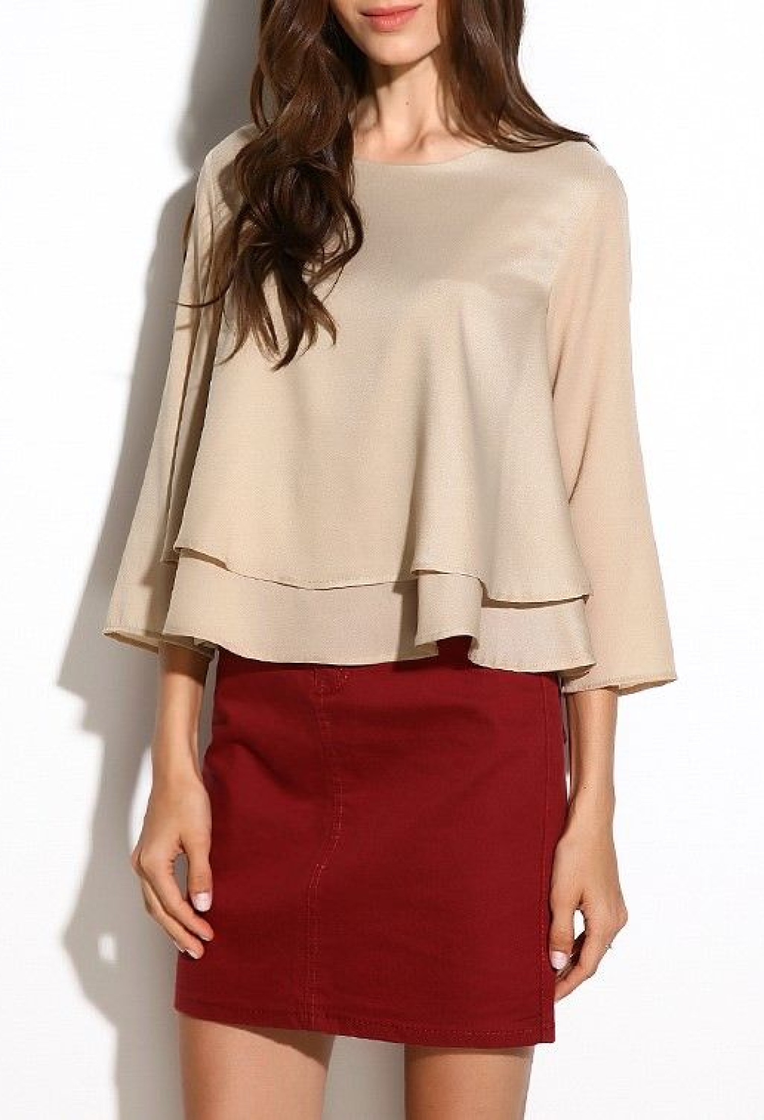 Gabardine Mini Skirt - Brand: SENSE - Women & Kids, Baby Clothes Wholesale - TheBS Women