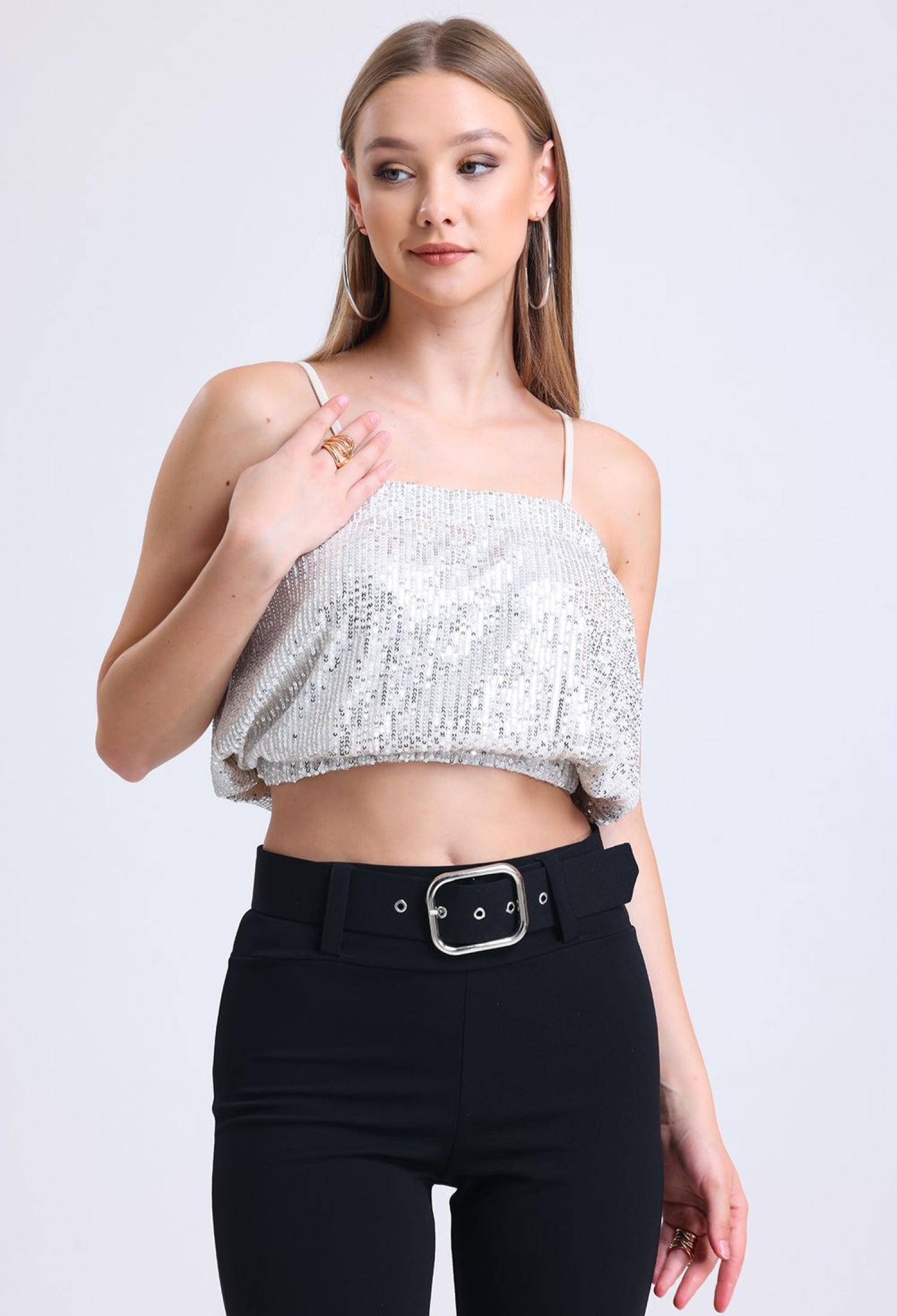 Silver Sequined Evening Dress Bustier - Brand: SENSE - Women & Kids, Baby Clothes Wholesale - TheBS Women