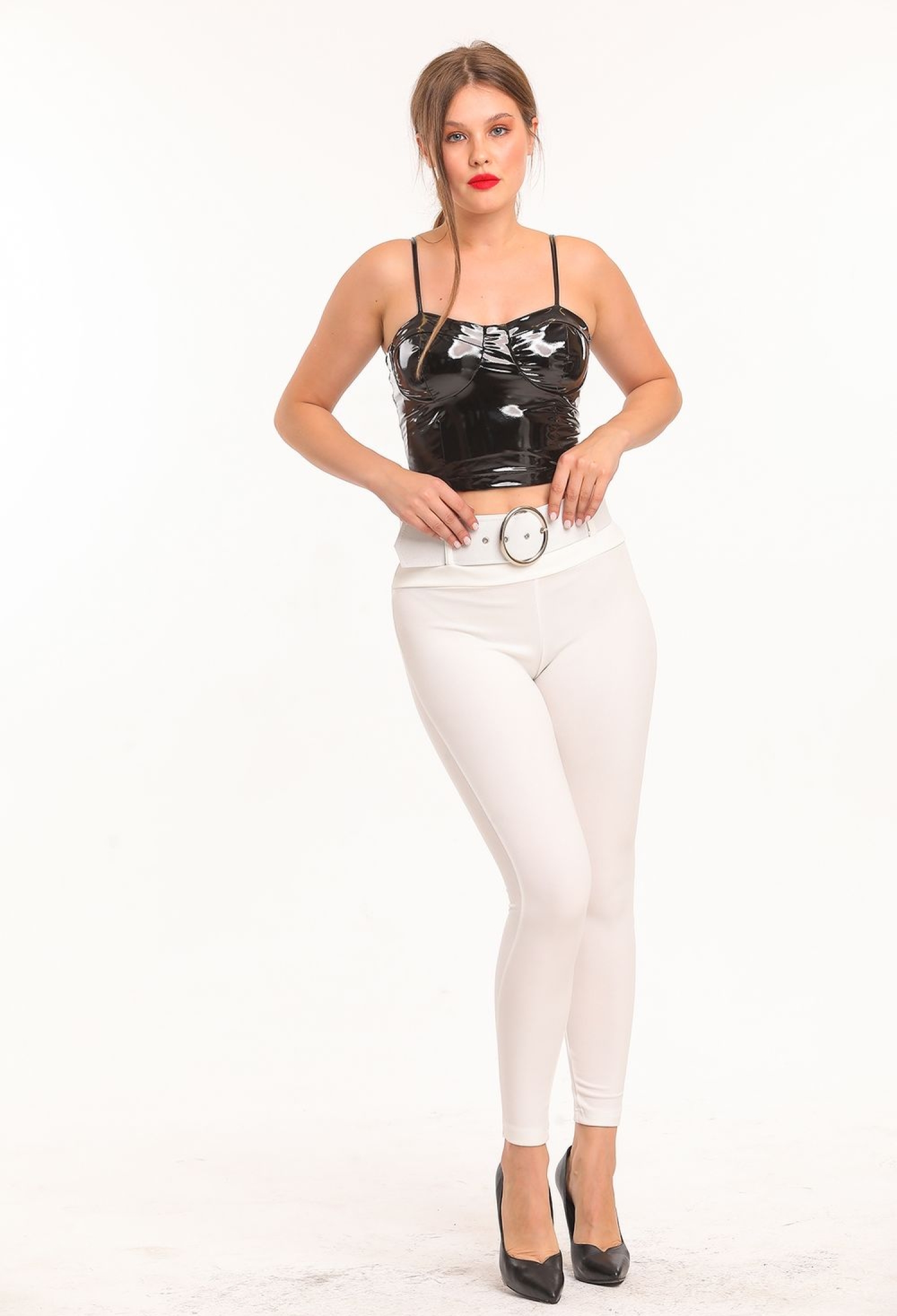 Belted Scuba Crepe Trousers - Brand: SENSE - Women & Kids, Baby Clothes Wholesale - TheBS Women