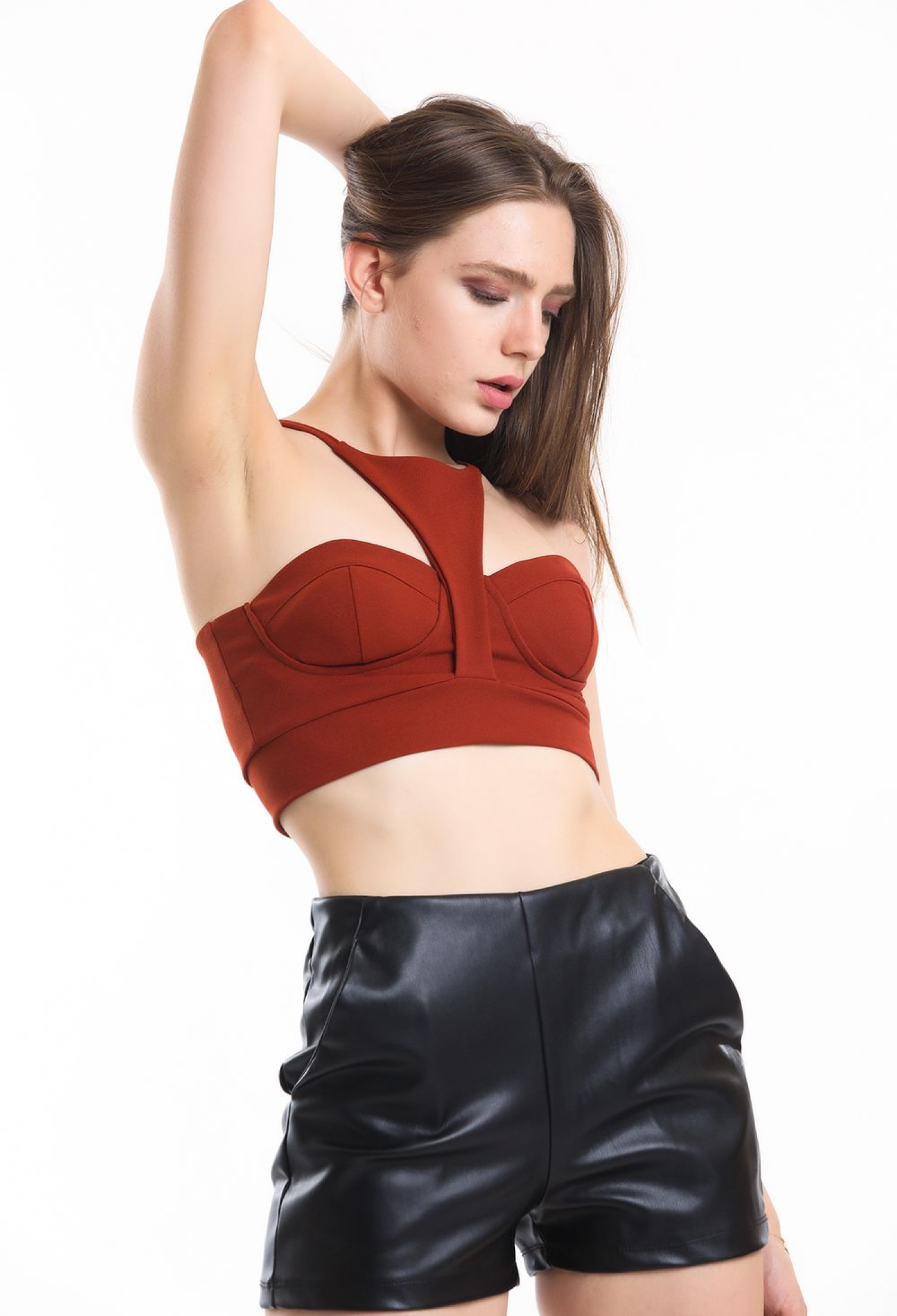 Scuba Crepe Bustier With Tile Strap Glops - Brand: SENSE - Women & Kids, Baby Clothes Wholesale - TheBS Women