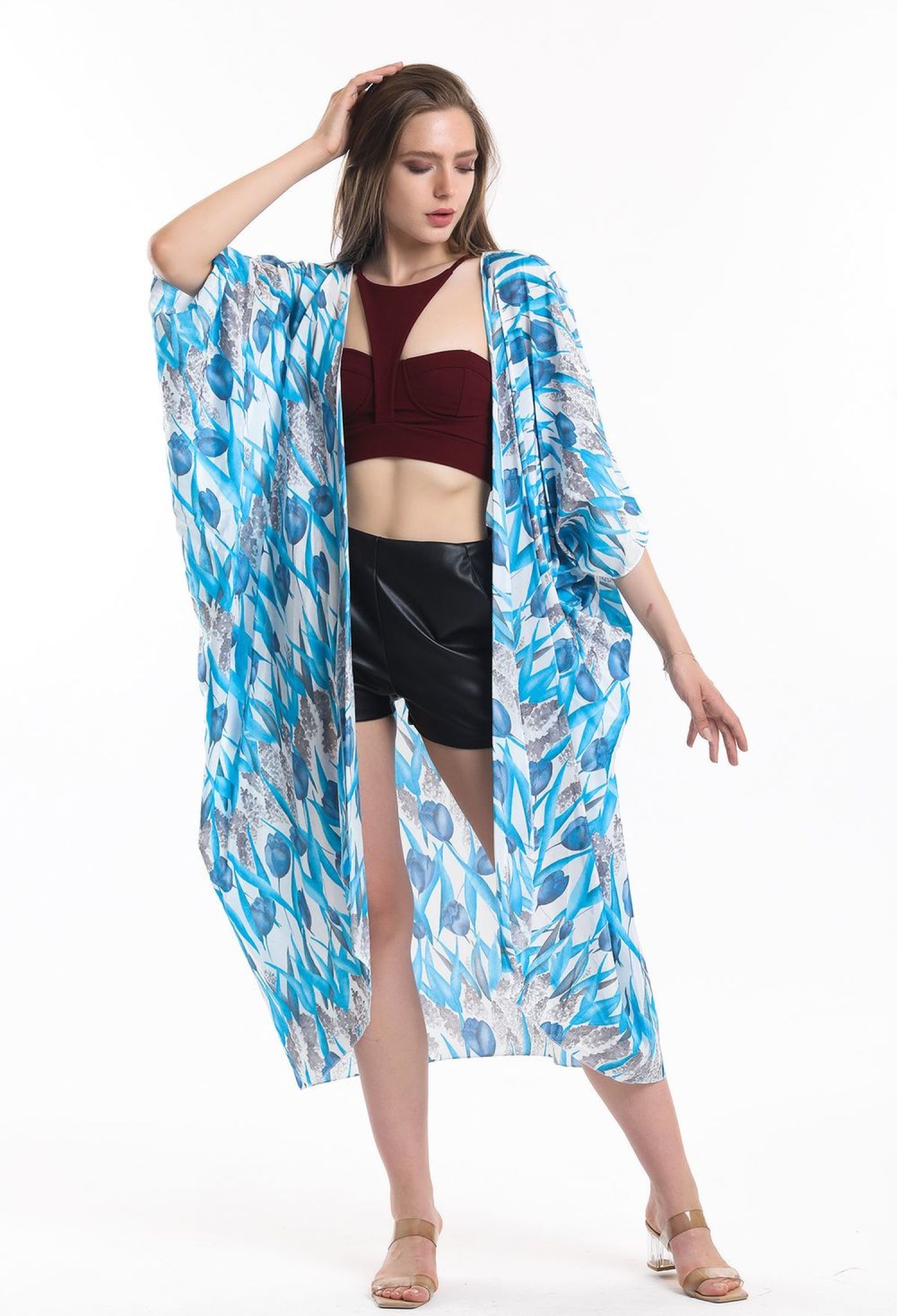 Sense Tulip Des. Chiffon Beach Kimono - Brand: SENSE - Women & Kids, Baby Clothes Wholesale - TheBS Women