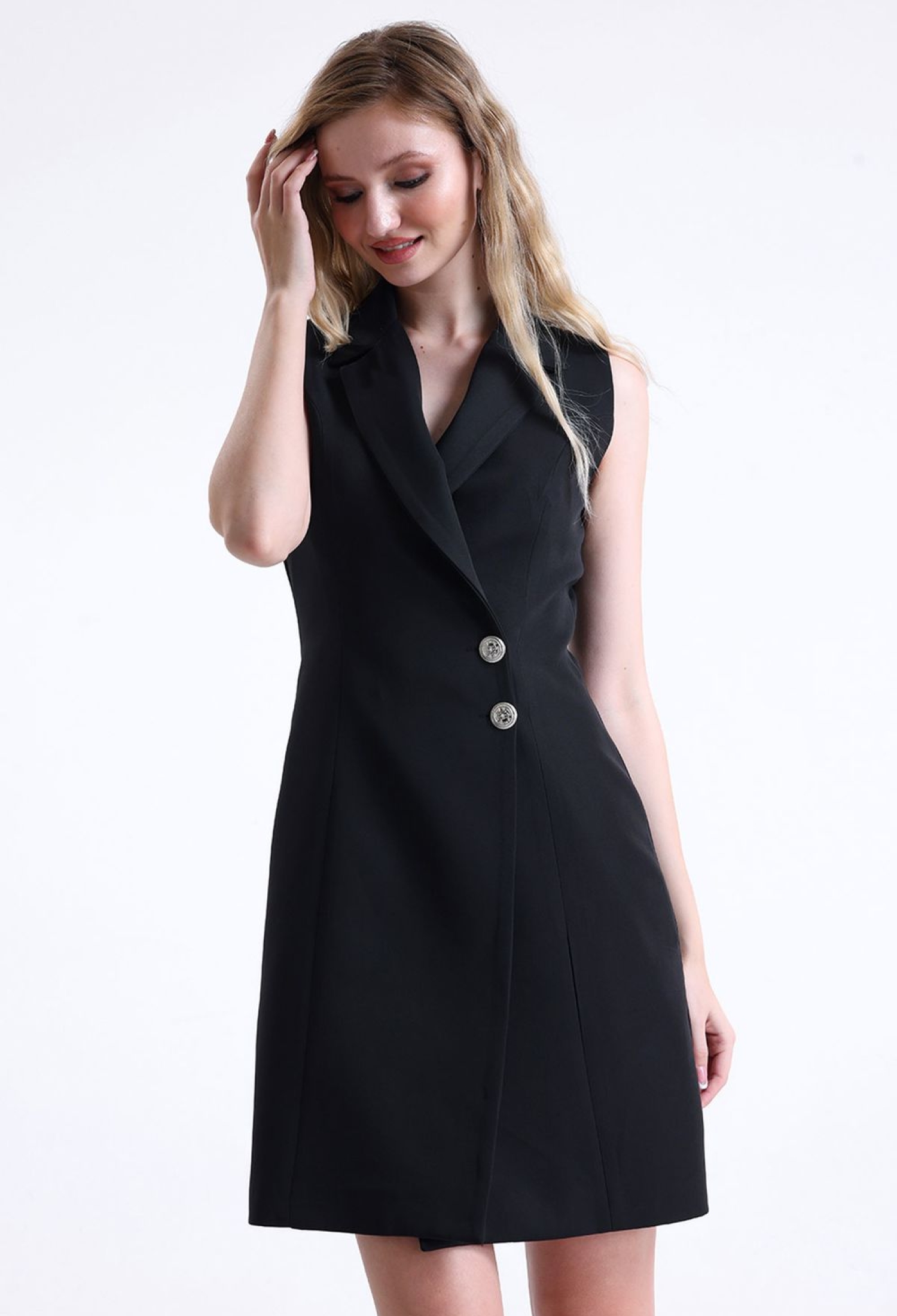 SenseLined Sleeveless Hurrem Long Jacket - Brand: SENSE - Women & Kids, Baby Clothes Wholesale - TheBS Women