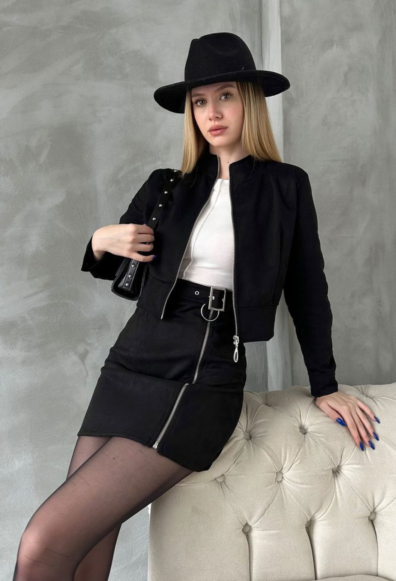 F 1551 Zippered Coat - Brand: Topshow - Women & Kids, Baby Clothes Wholesale - TheBS Women