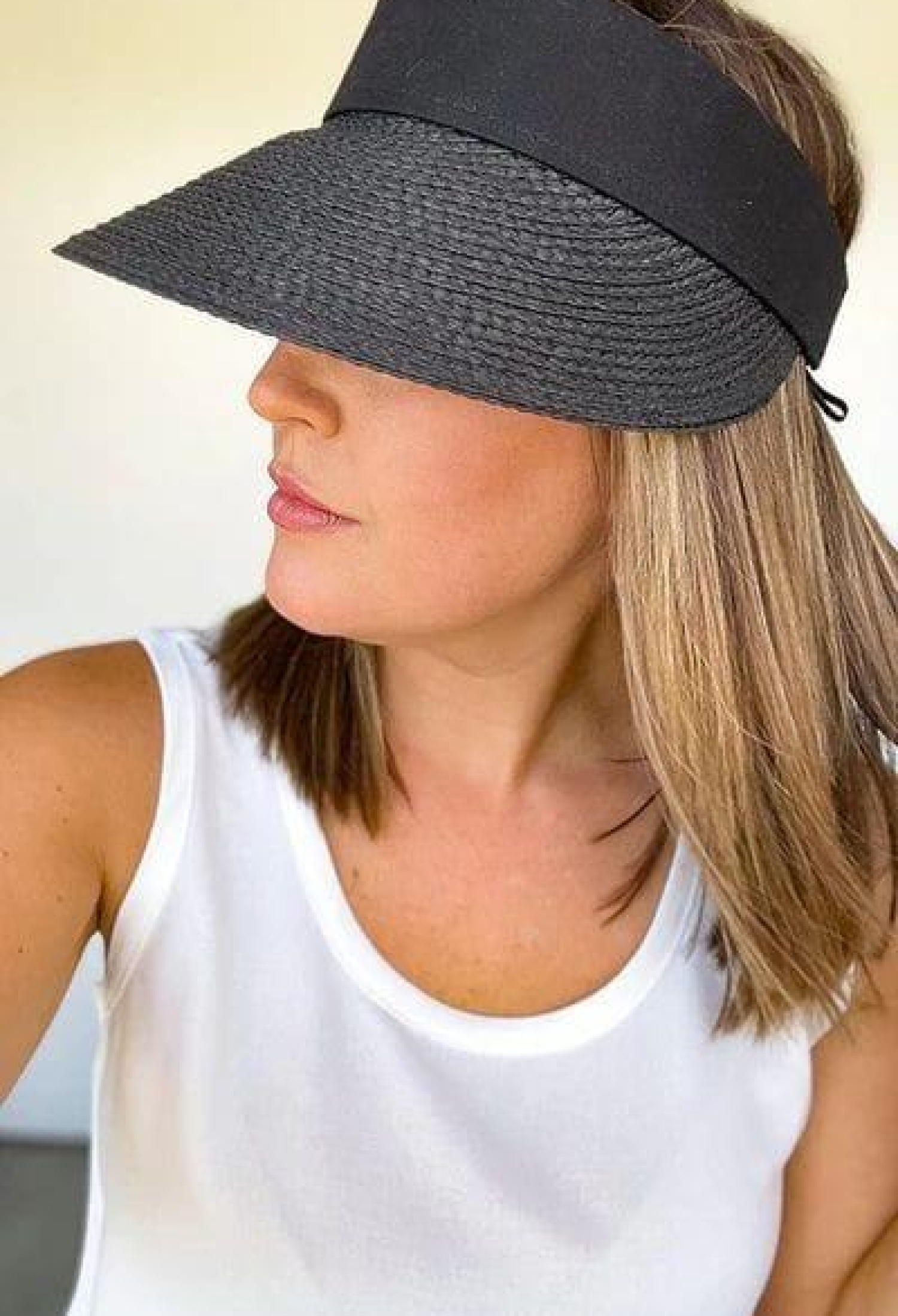 Straw Visor Hat - Brand: Axesoire - Women & Kids, Baby Clothes Wholesale - TheBS Women