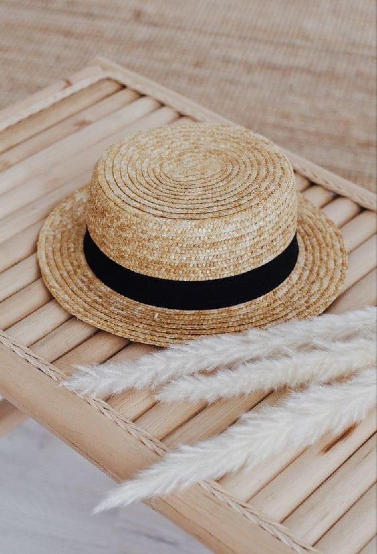Straw Hat - Beige - Brand: Axesoire - Women & Kids, Baby Clothes Wholesale - TheBS Women