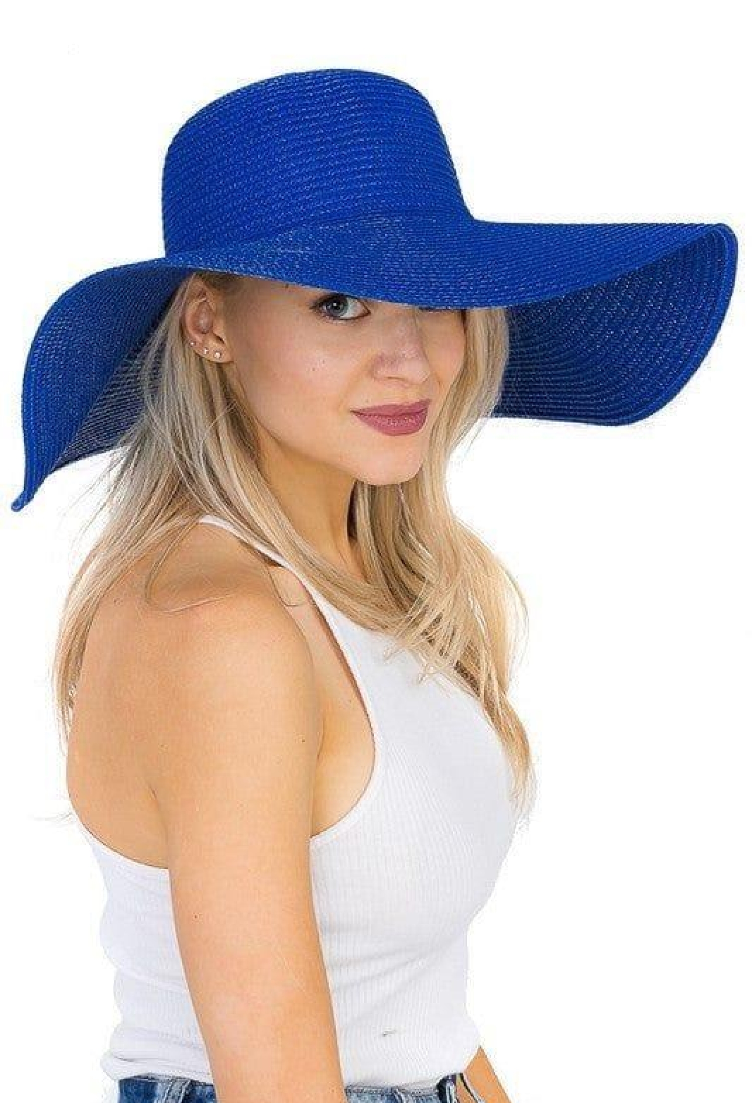 Sax Wide Straw Hat - Brand: Axesoire - Women & Kids, Baby Clothes Wholesale - TheBS Women